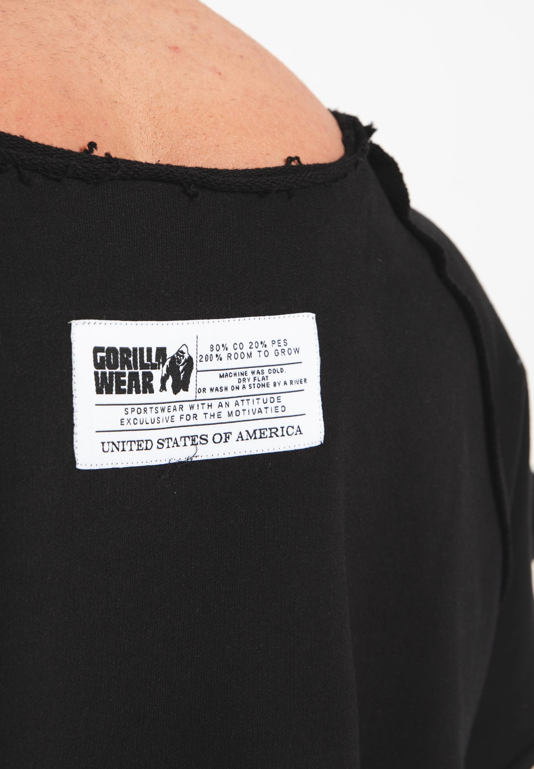 Gorilla Wear Classic Workout Top, black/gold