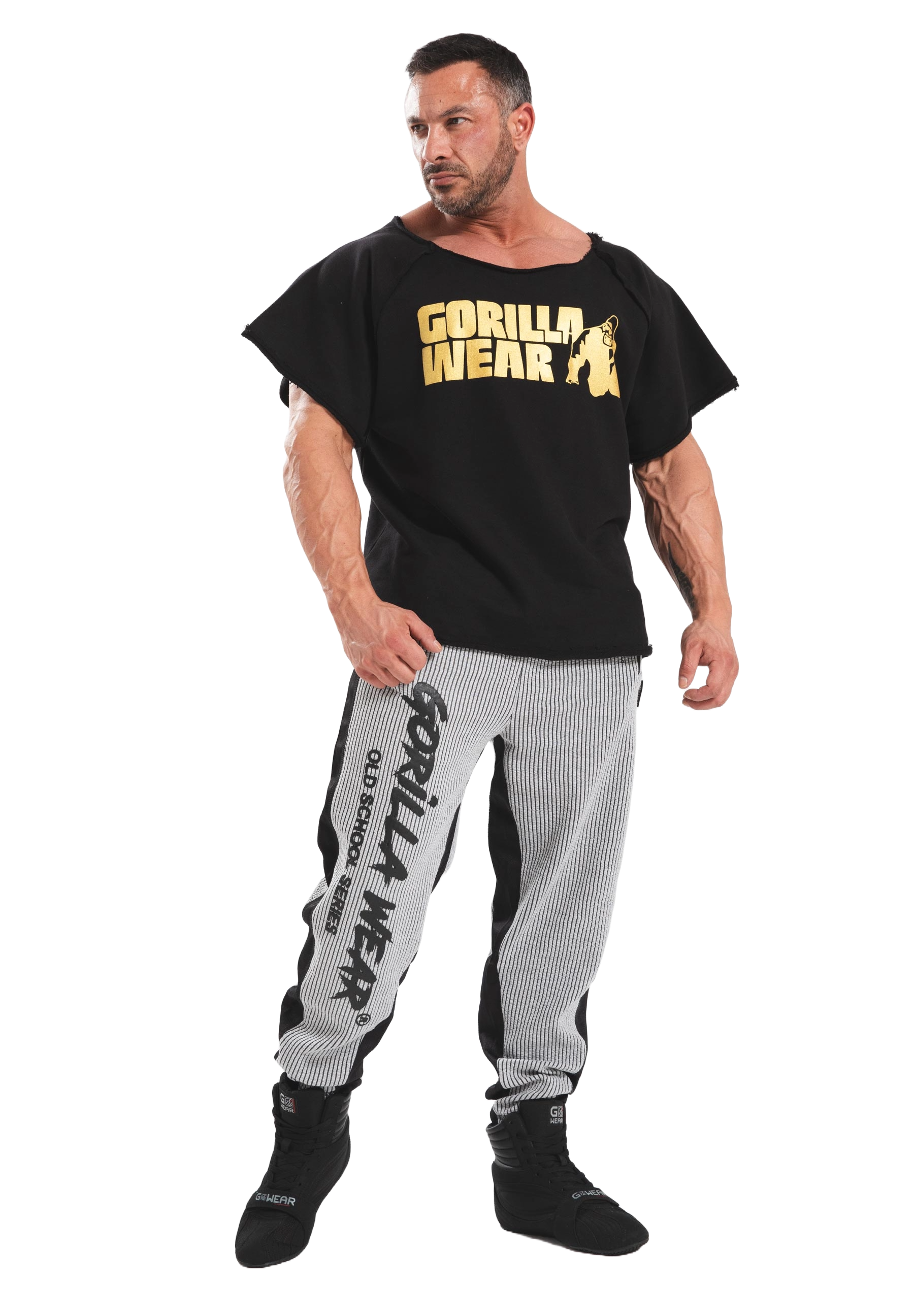 Gorilla Wear Classic Workout Top, black/gold