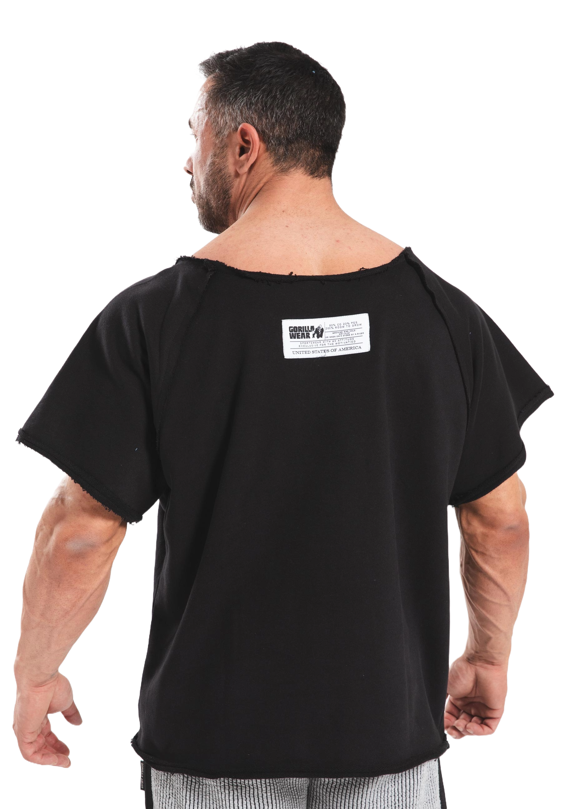 Gorilla Wear Classic Workout Top, black/gold