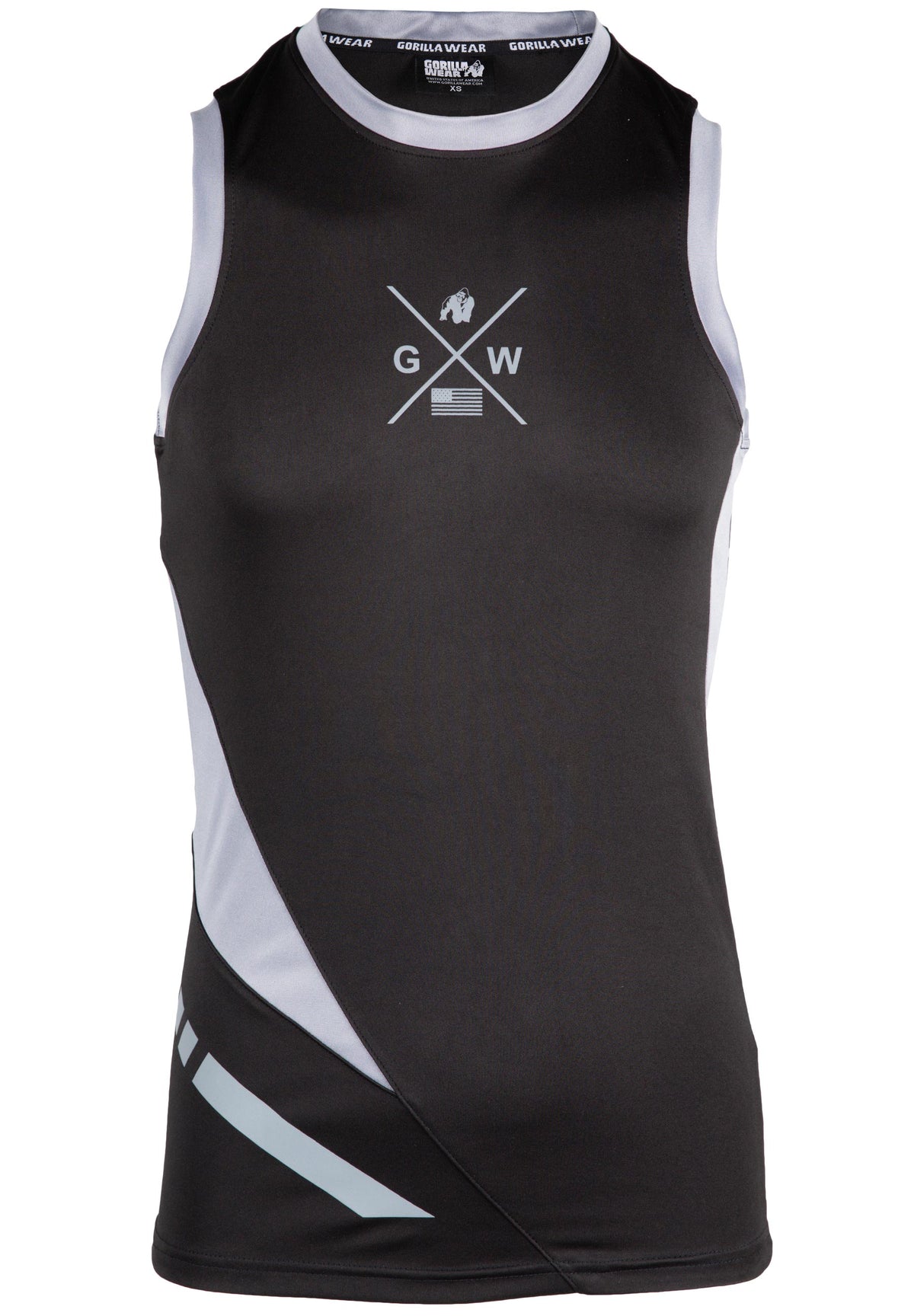 Gorilla Wear Hornell Tank Top, black/grey