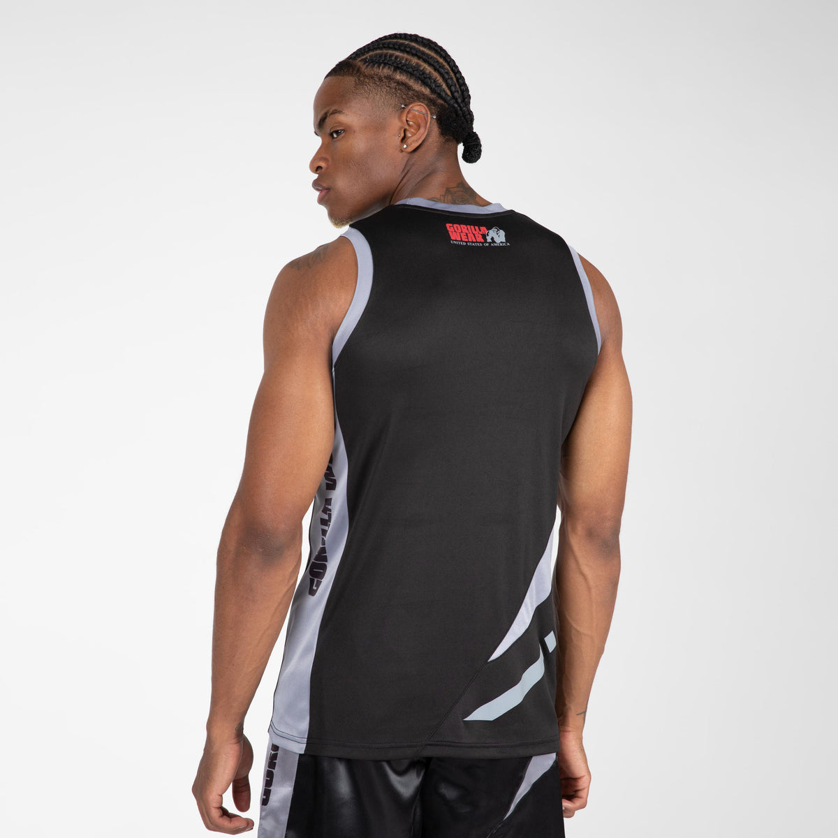 Gorilla Wear Hornell Tank Top, black/grey
