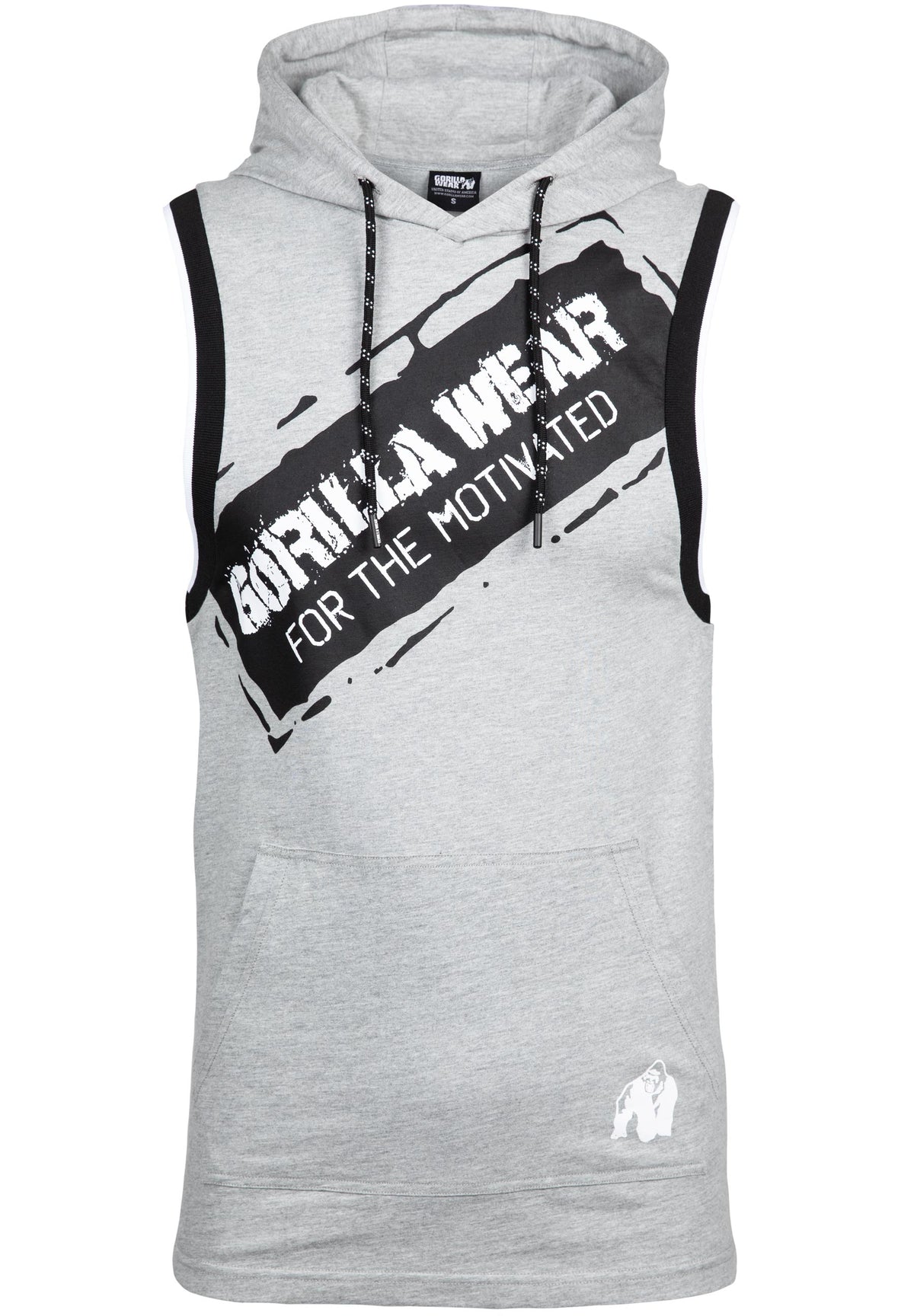 Gorilla Wear Loretto Hooded Tank Top, grey melange