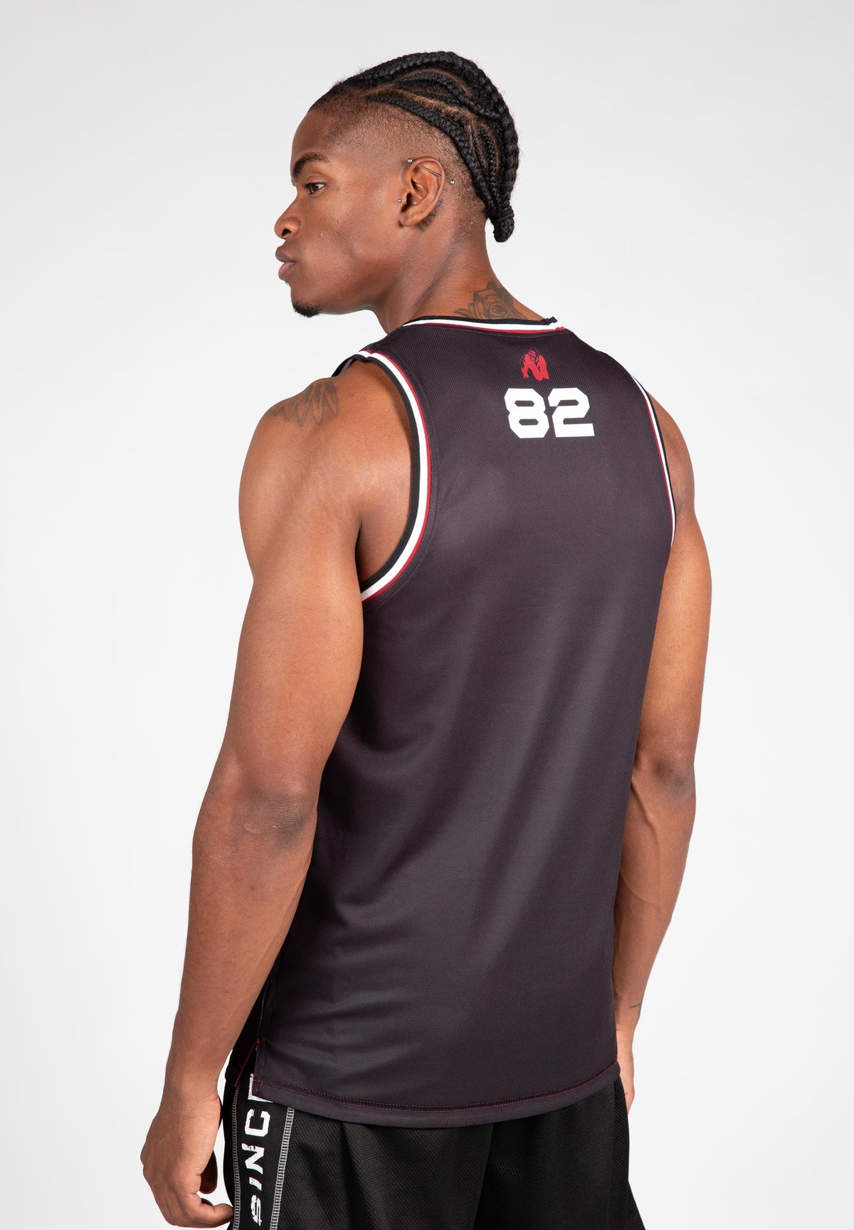 Gorilla Wear Keene Reversible Tank Top, red/black