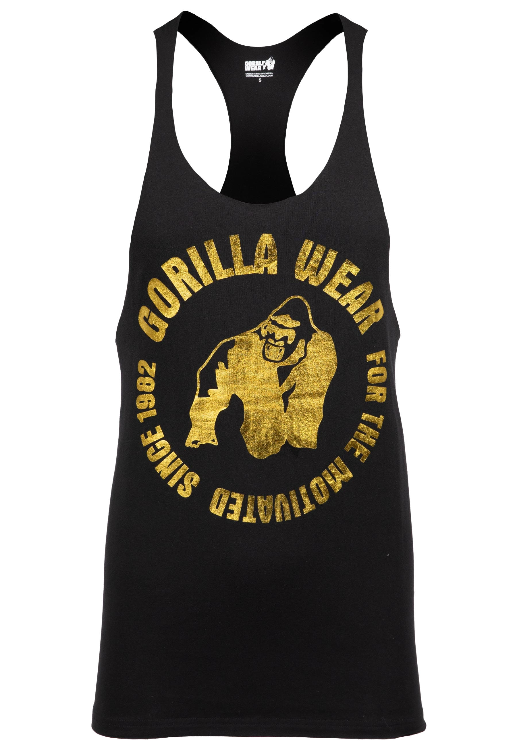 Gorilla Wear Melrose Stringer, black gold