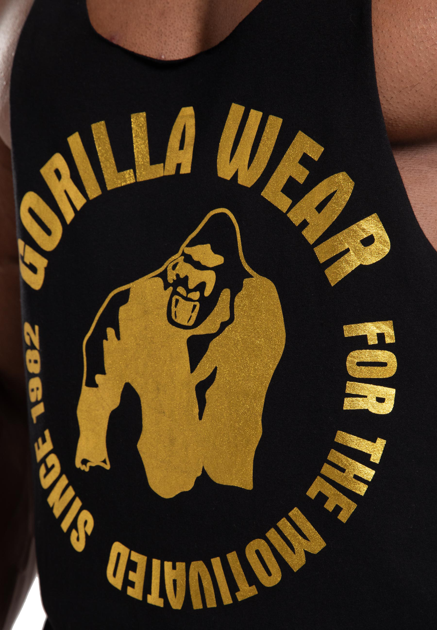 Gorilla Wear Melrose Stringer, black gold