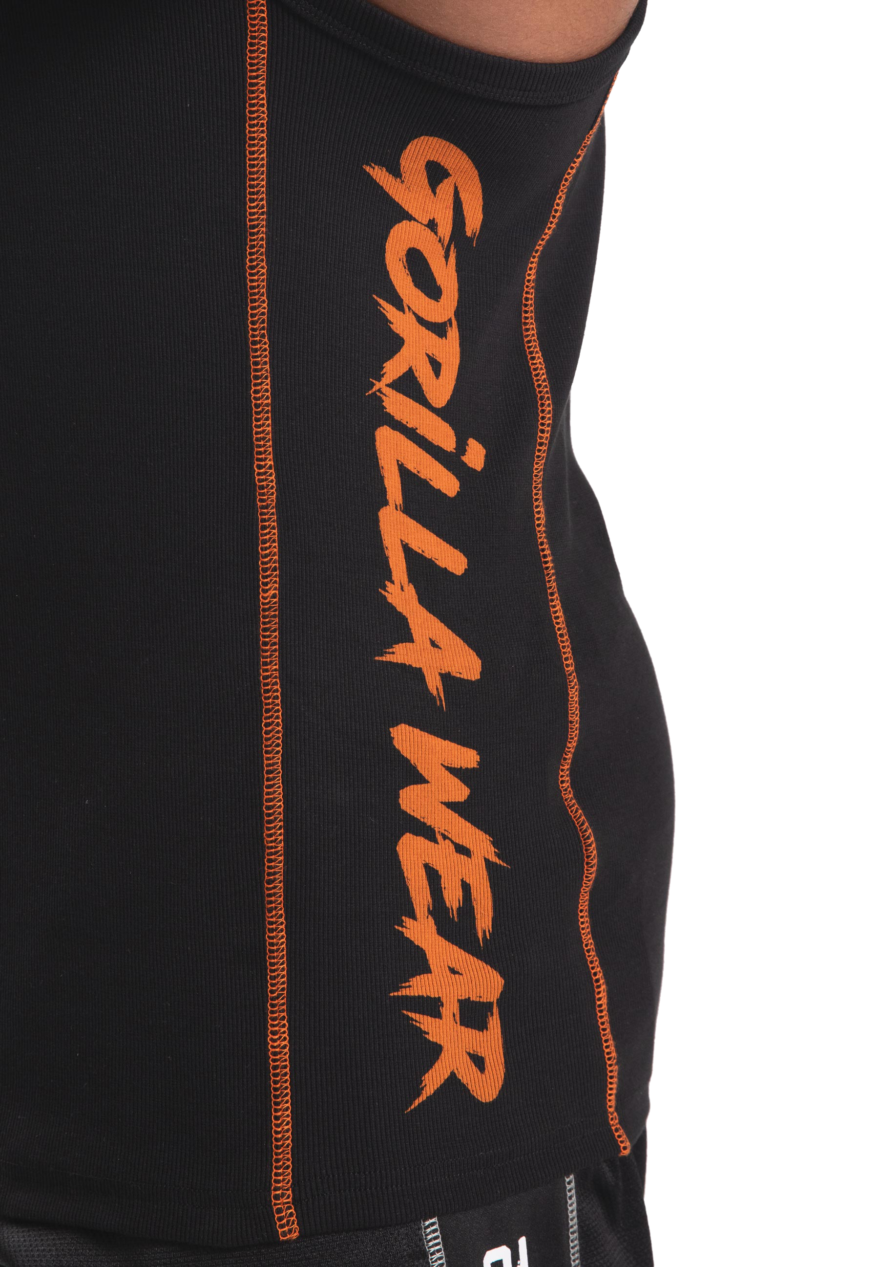 Gorilla Wear Monterey Tank Top, black/orange