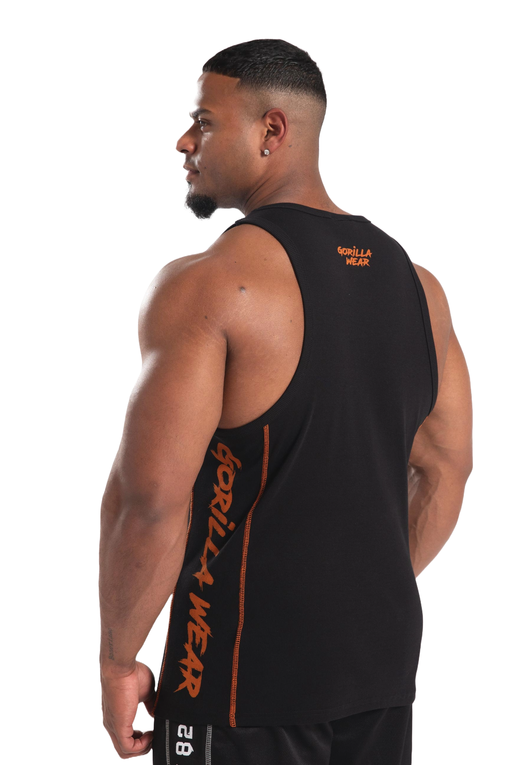 Gorilla Wear Monterey Tank Top, black/orange