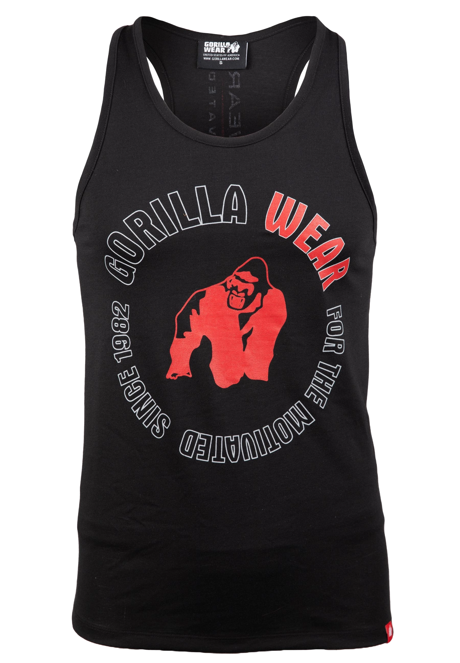 Gorilla Wear Lafayette Racerback Tank Top, black