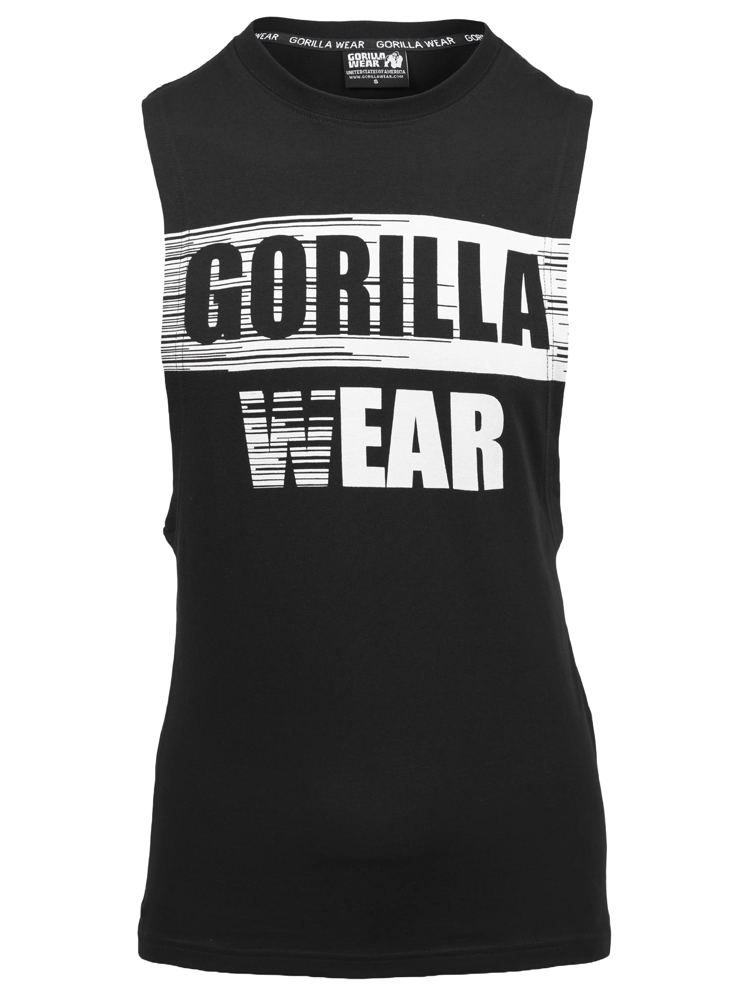 Gorilla Wear Lopez Drop Armhole Tank Top, black