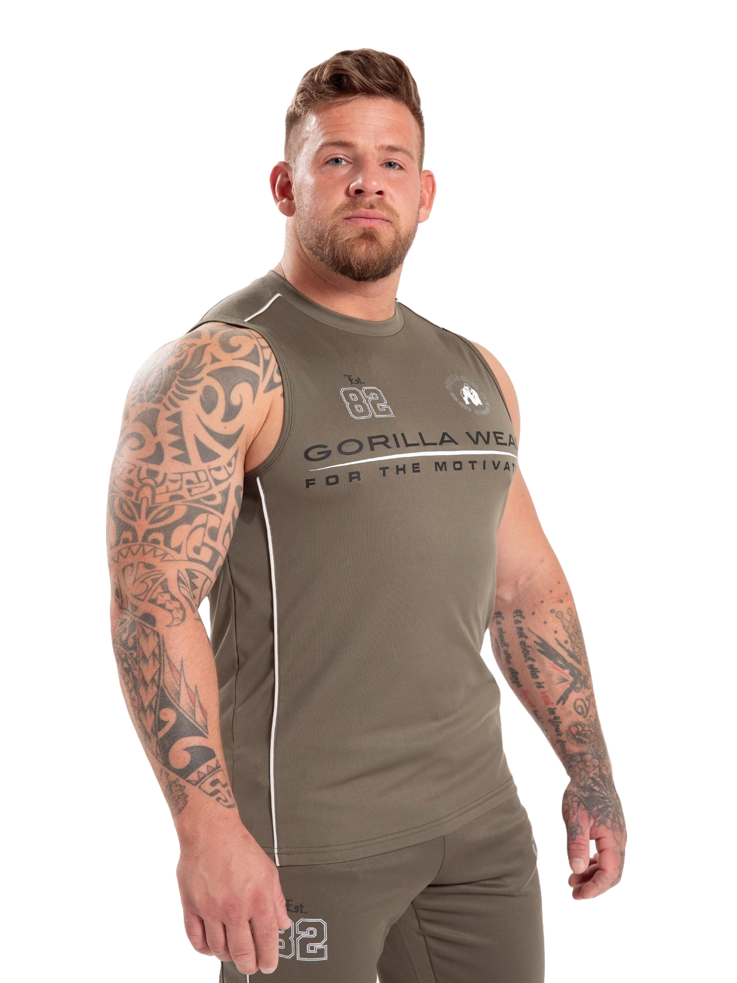 Gorilla Wear Broxton Tank Top, army green