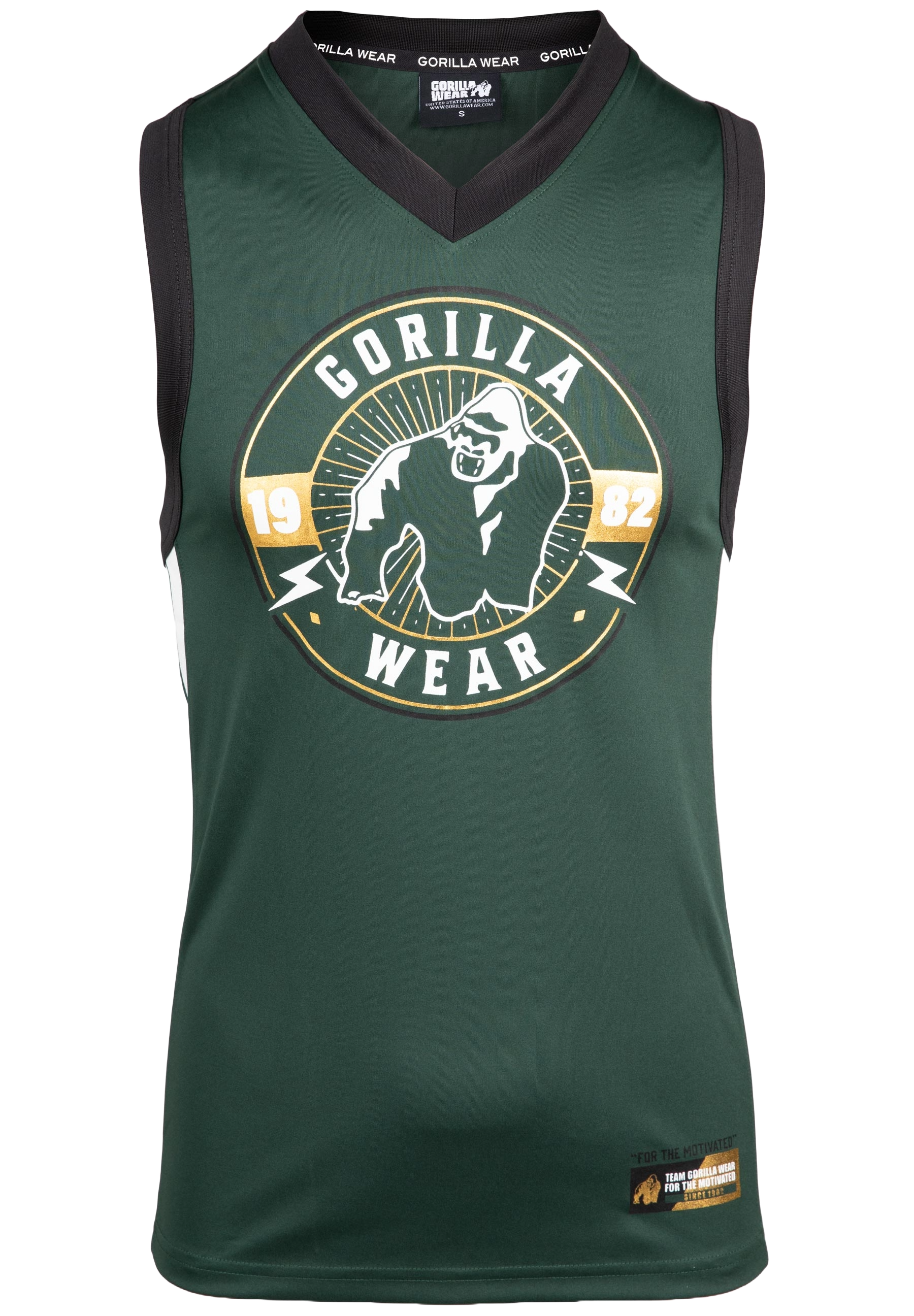Gorilla Wear Orlando Jersey Tank Top, green