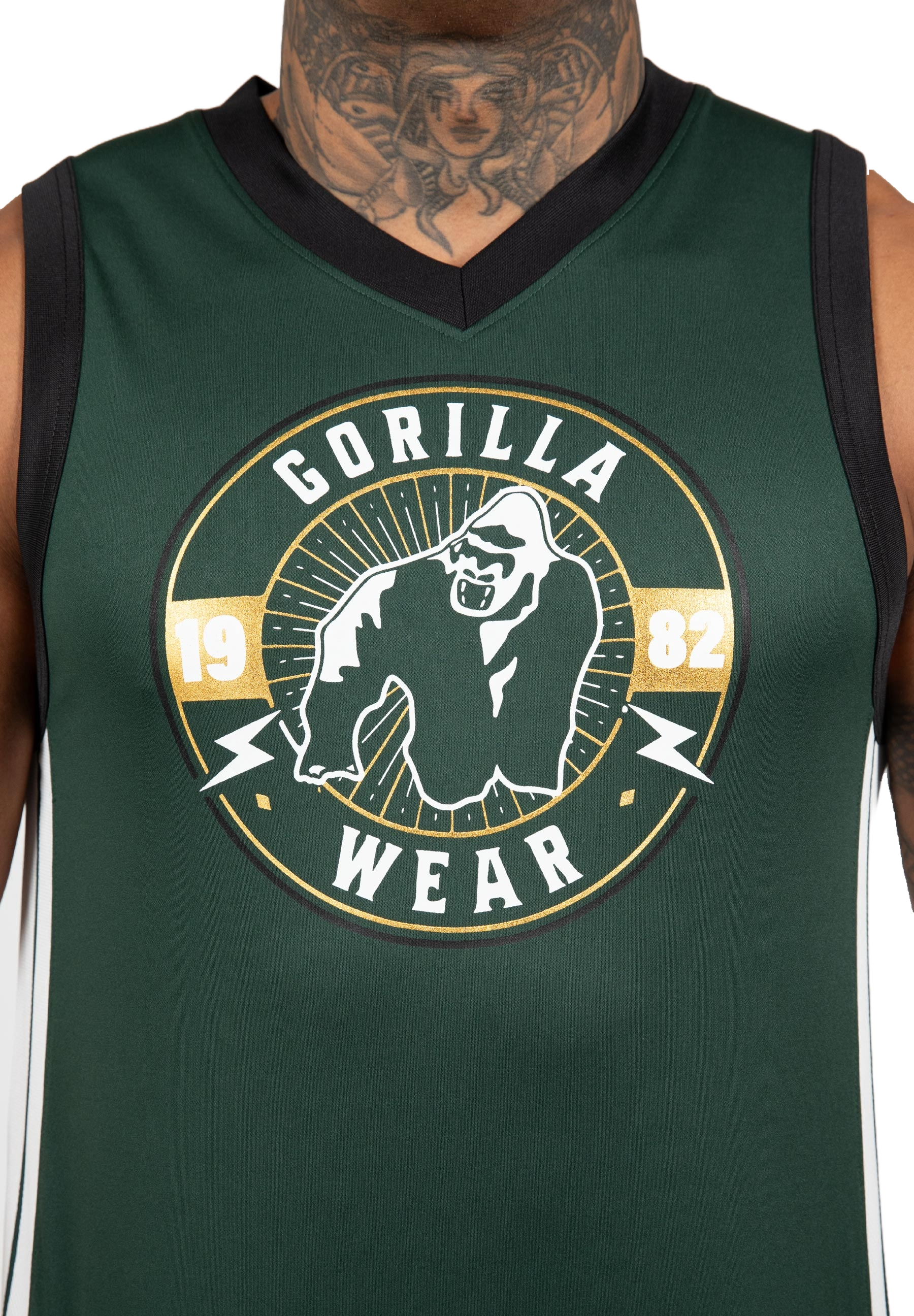 Gorilla Wear Orlando Jersey Tank Top, green