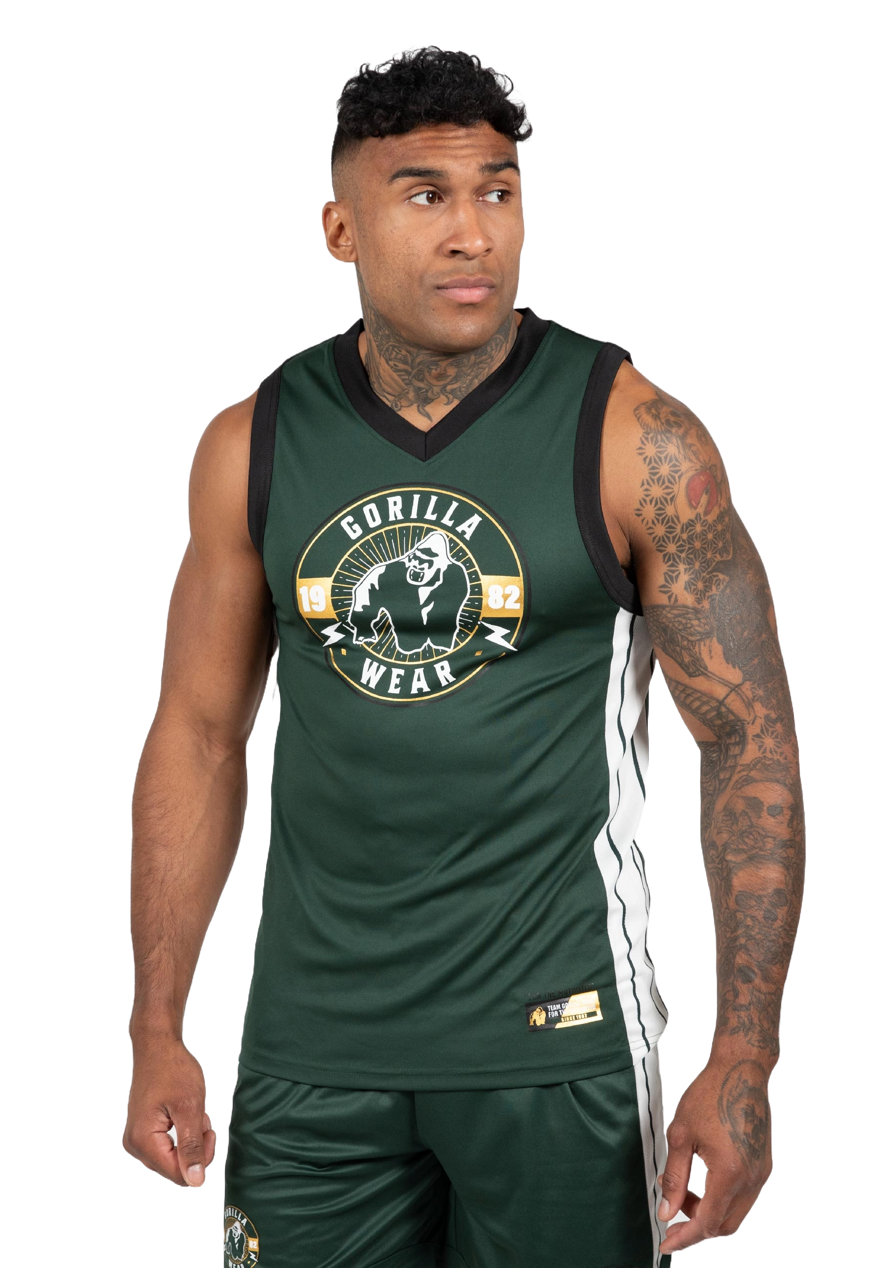 Gorilla Wear Orlando Jersey Tank Top, green