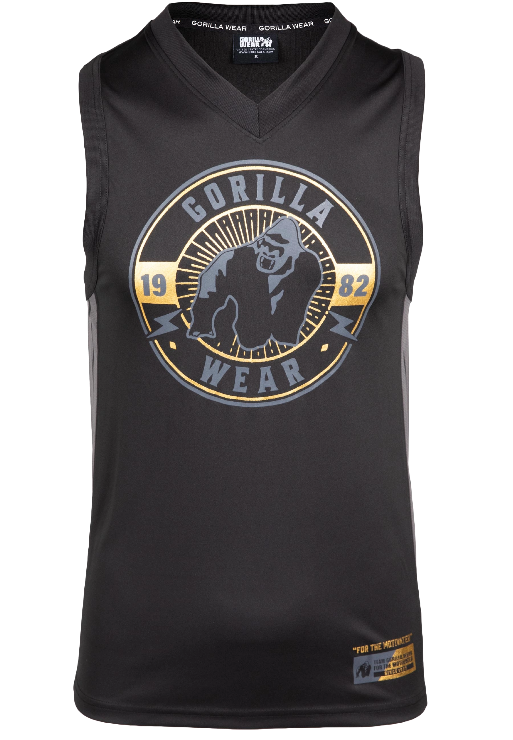 Gorilla Wear Orlando Jersey Tank Top, black