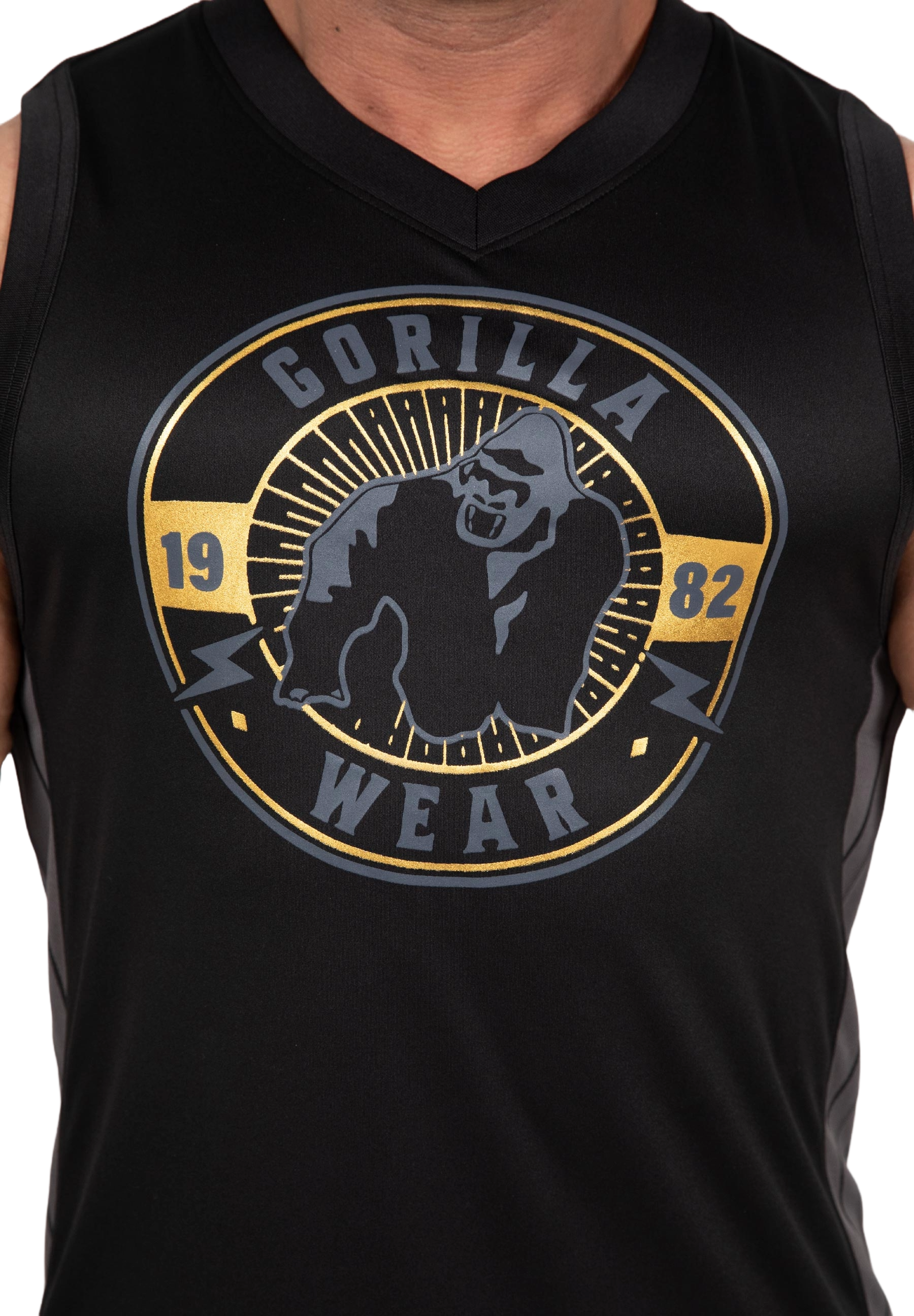 Gorilla Wear Orlando Jersey Tank Top, black