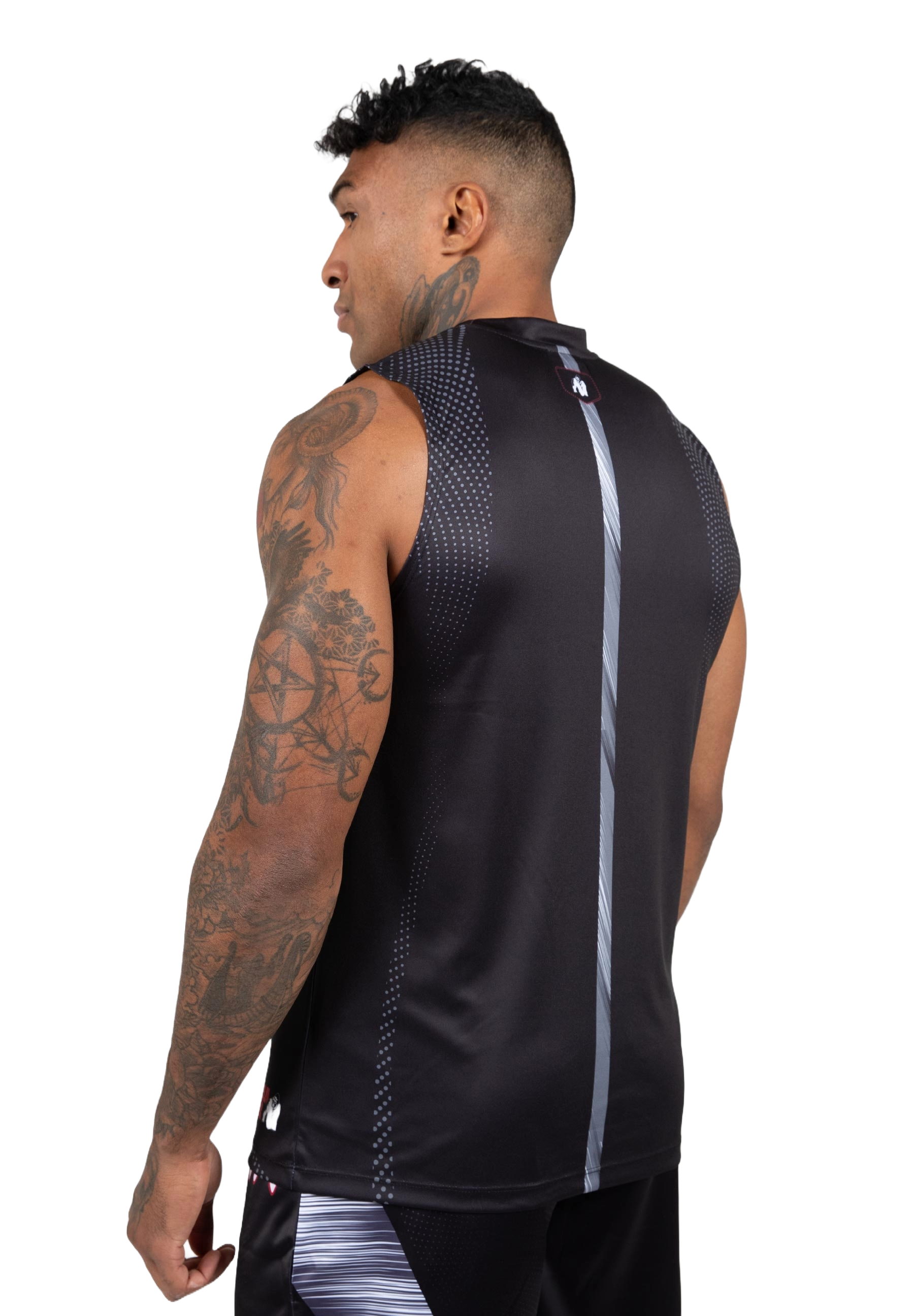 Gorilla Wear Clayton Tank Top, black/red