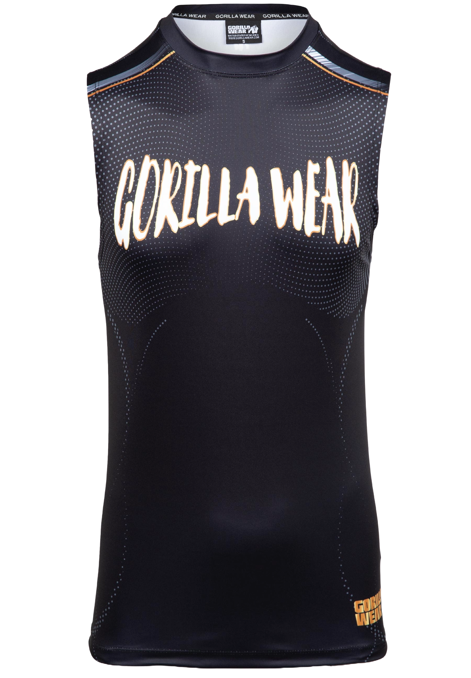 Gorilla Wear Clayton Tank Top, black/gold