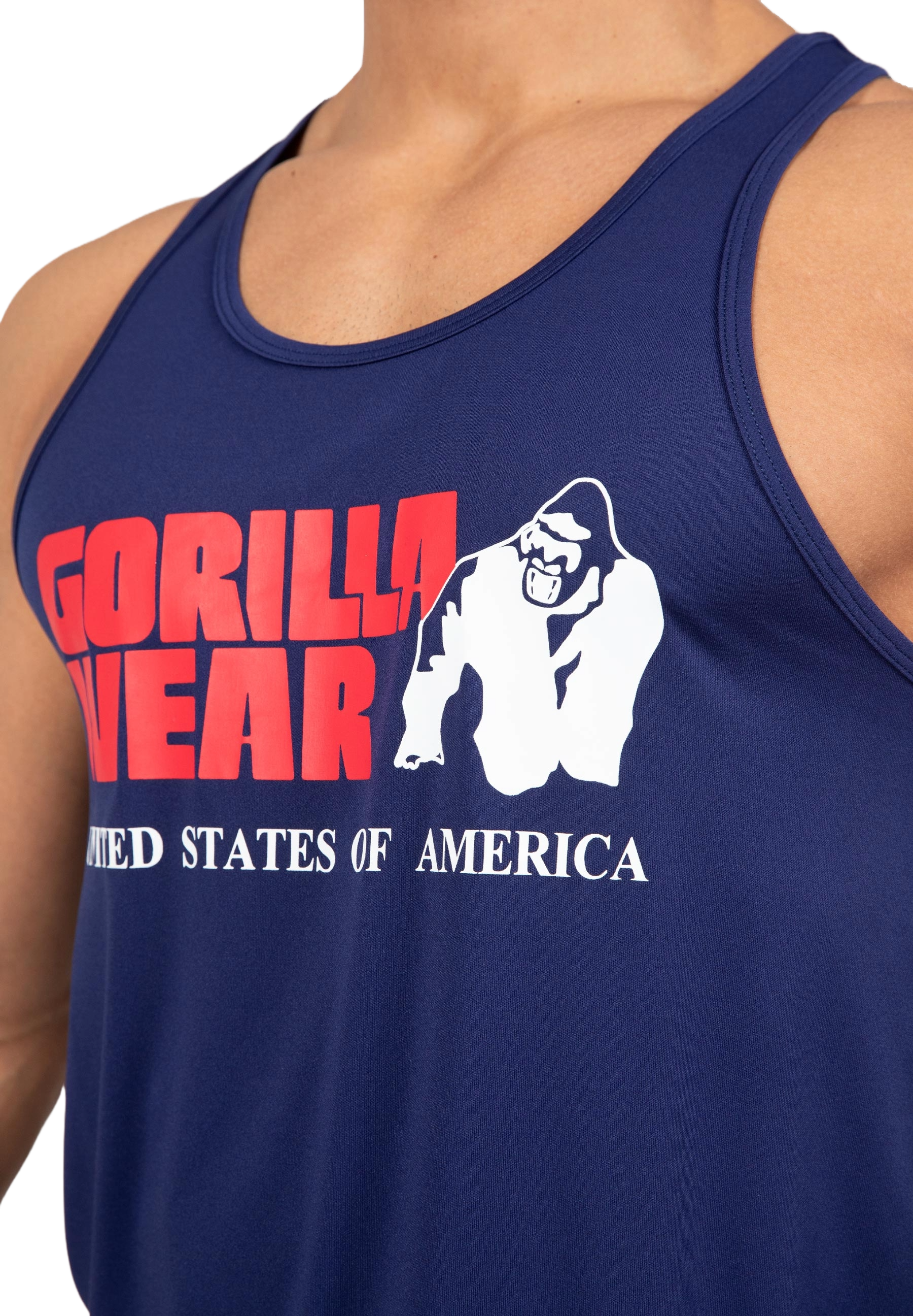 Gorilla Wear Classic Training Tank Top, navy