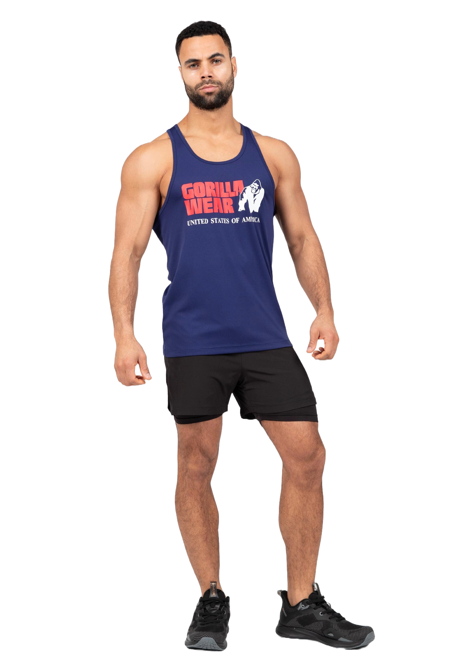 Gorilla Wear Classic Training Tank Top, navy