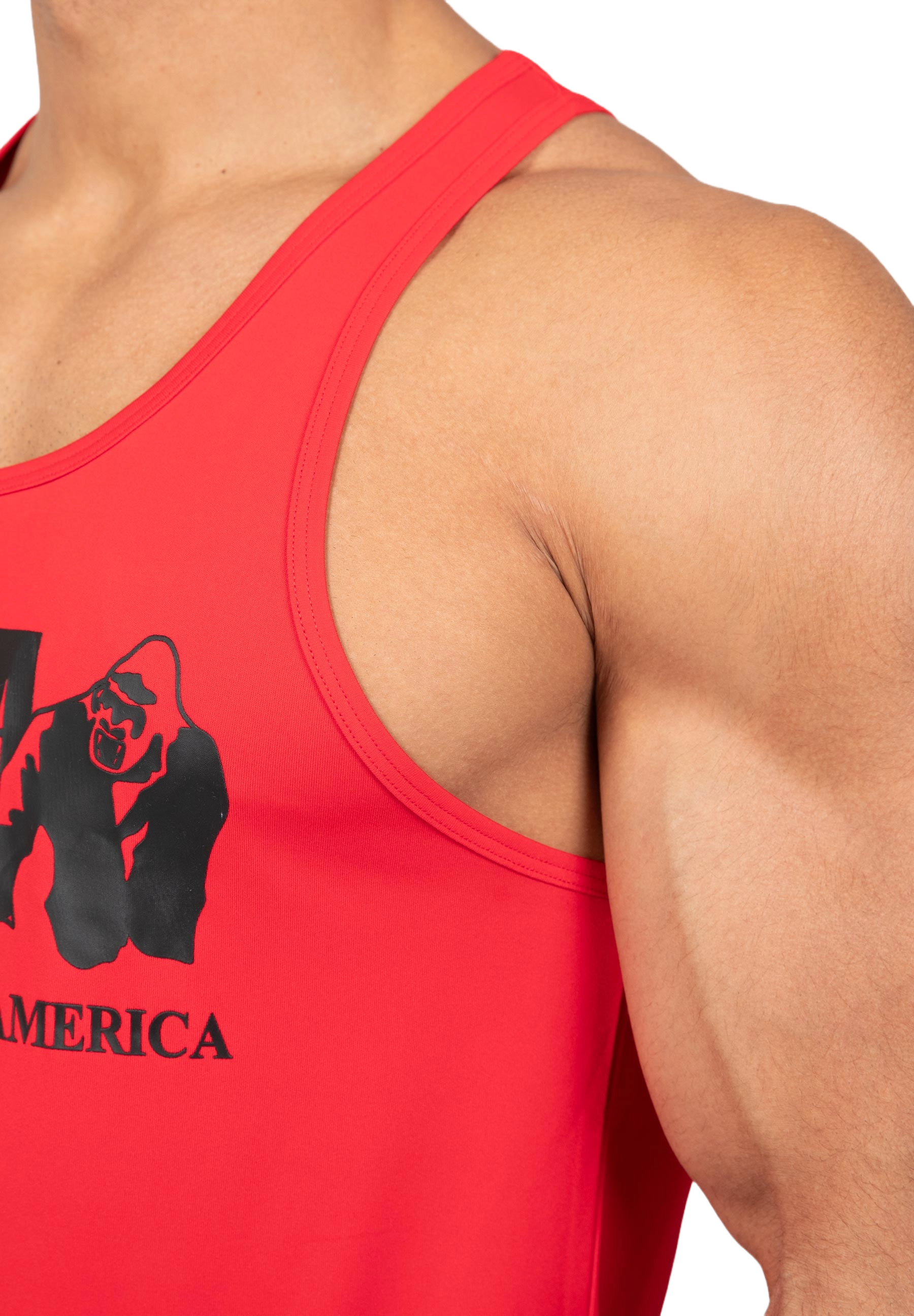 Gorilla Wear Classic Training Tank Top, red