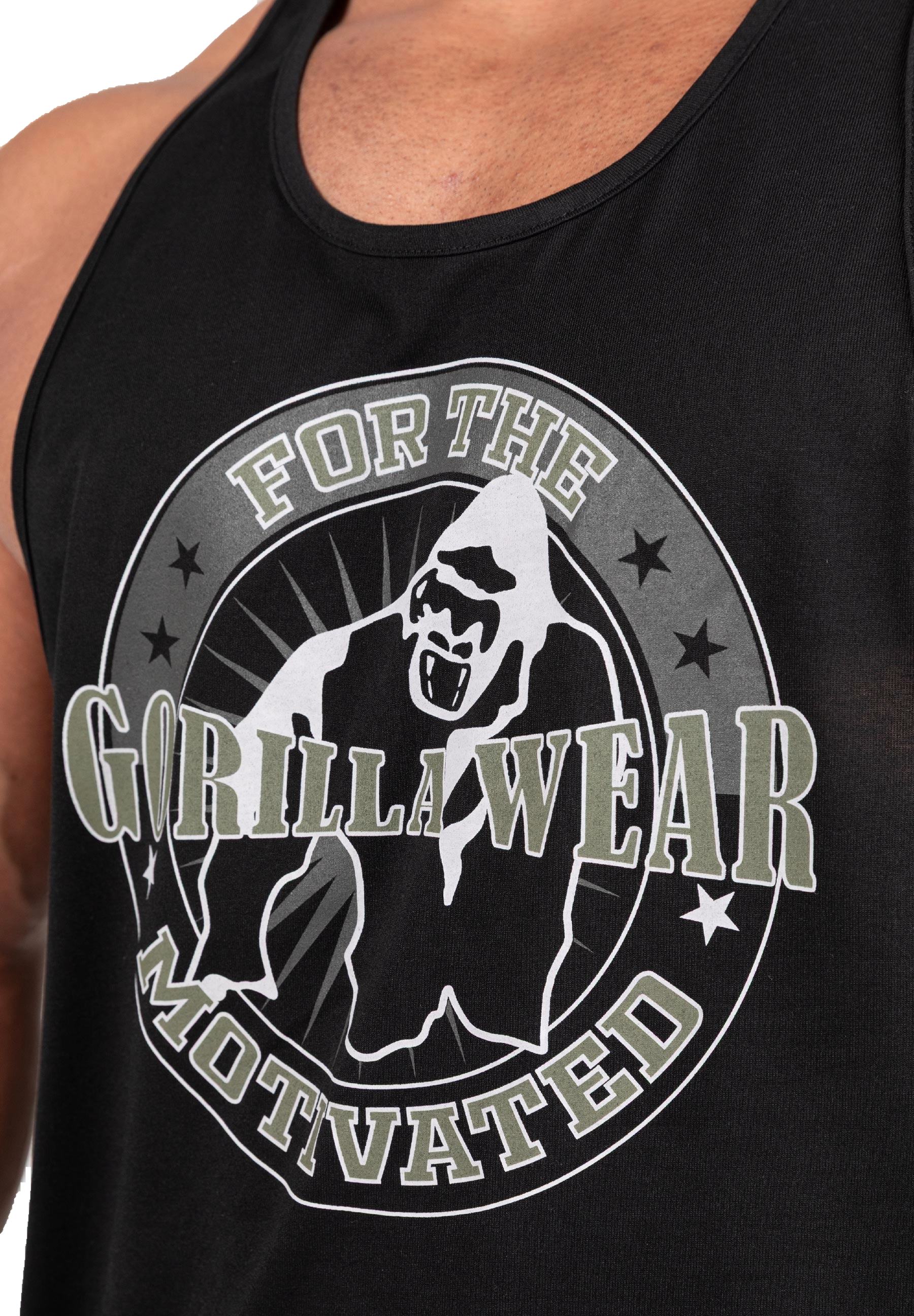Gorilla Wear Casper Stringer, black/green