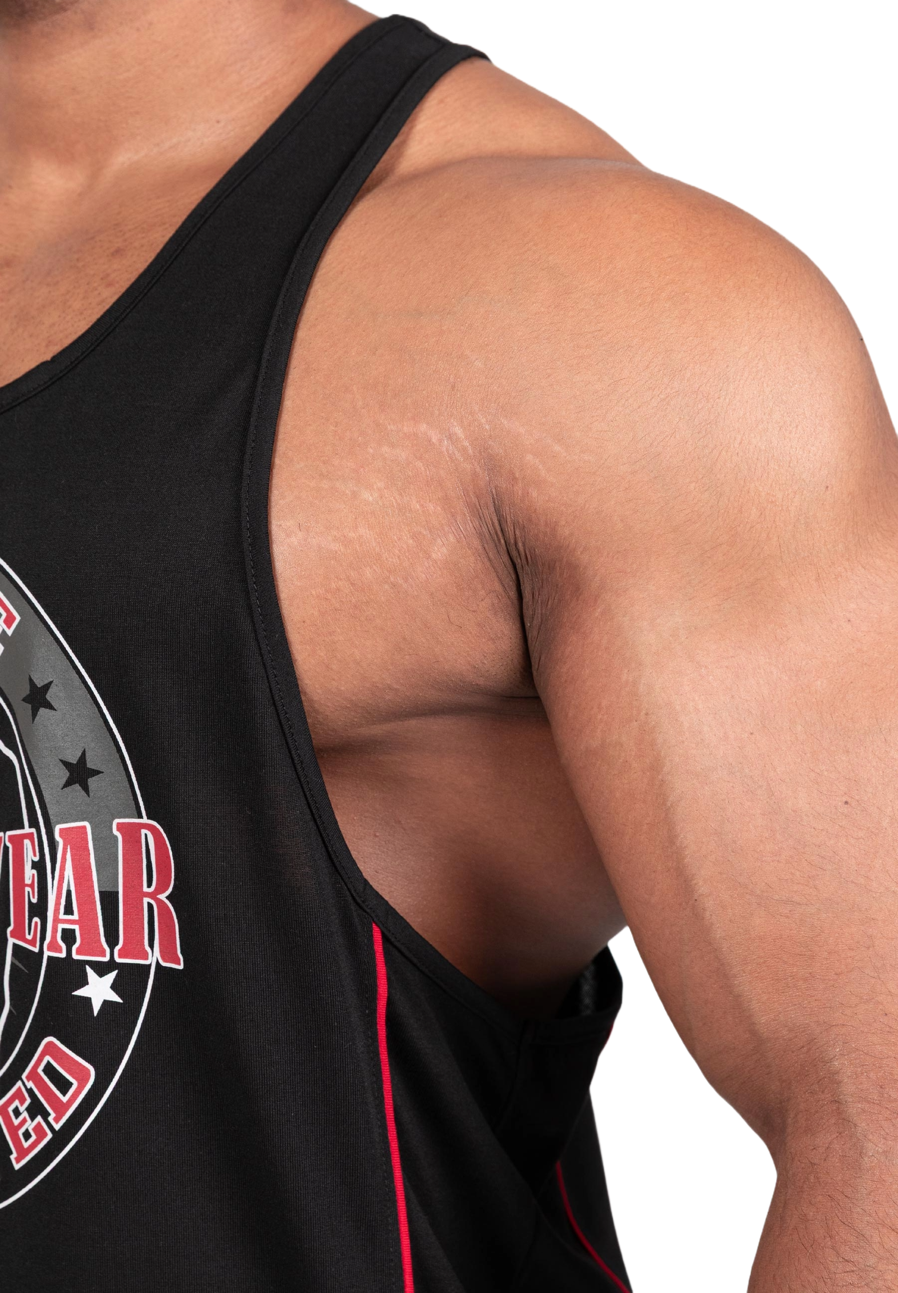 Gorilla Wear Casper Stringer, black/red