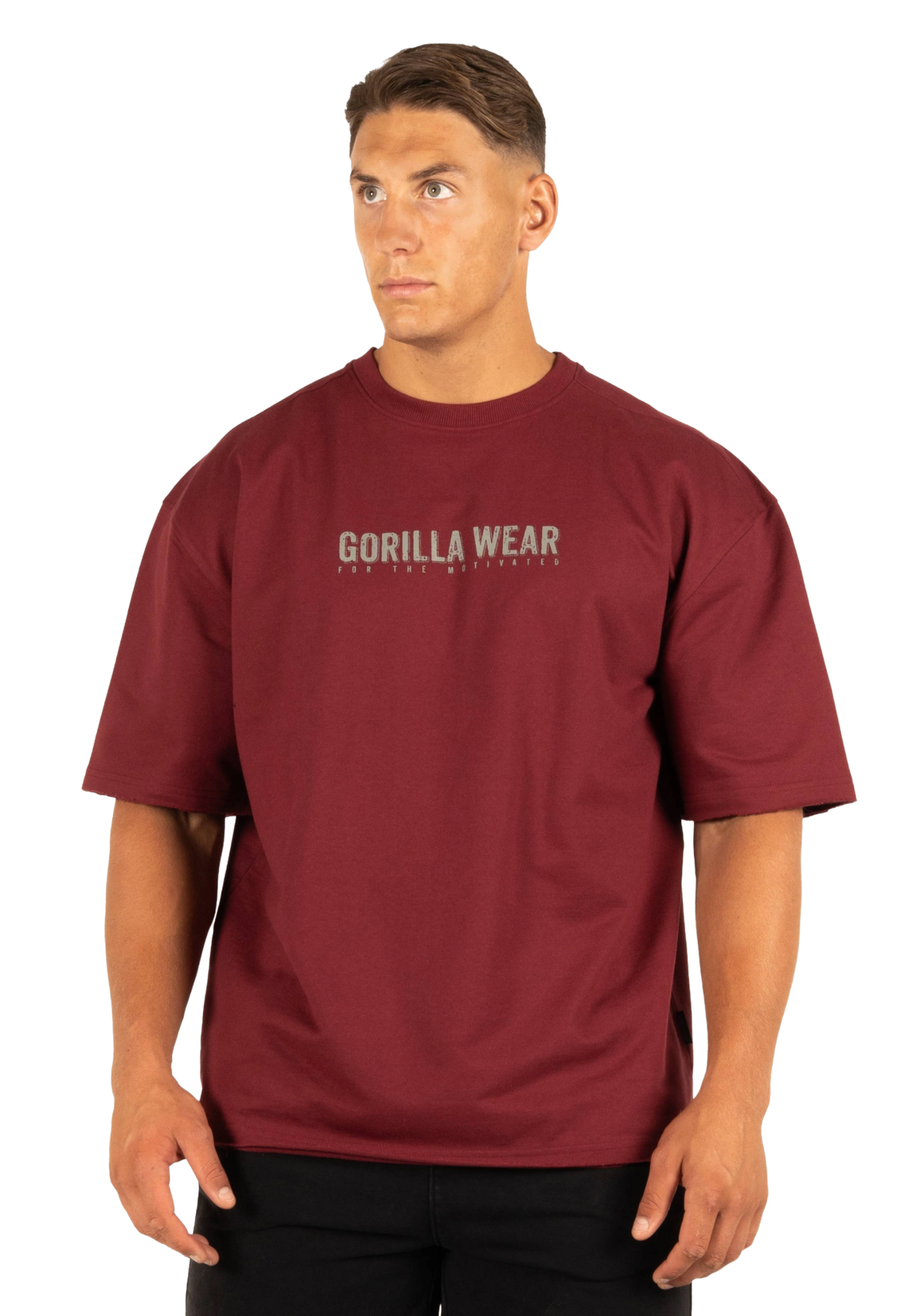 Gorilla Wear Callaway Oversized T-Shirt, burgundy