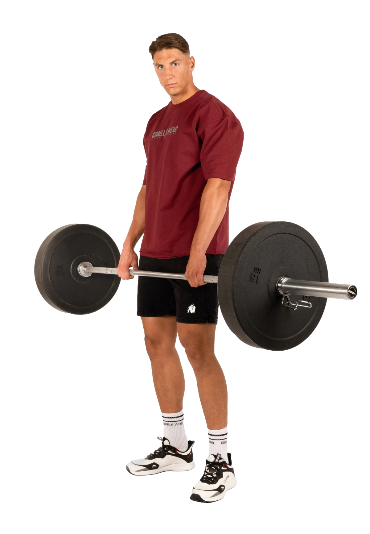 Gorilla Wear Callaway Oversized T-Shirt, burgundy