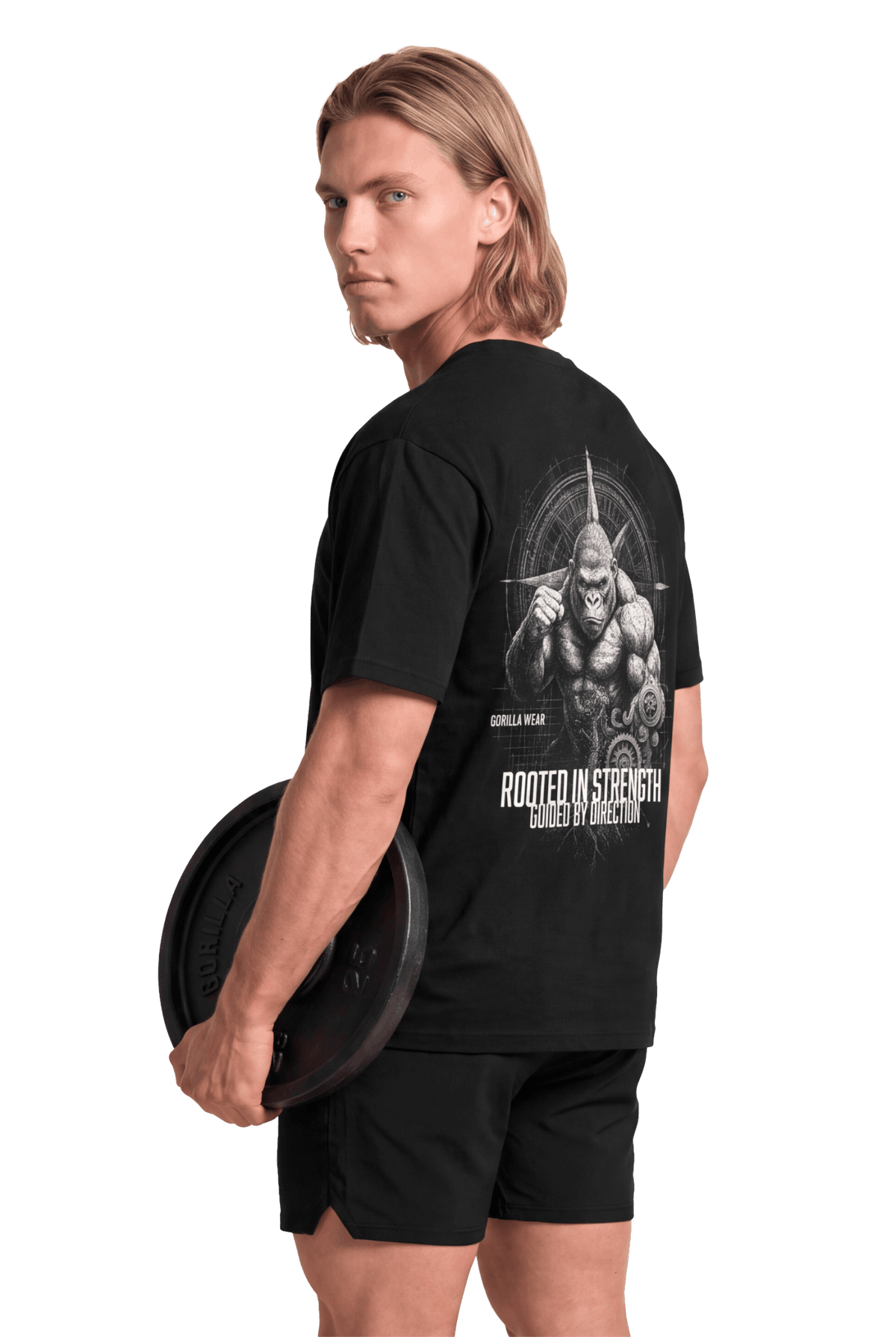 Gorilla Wear Yukon Oversized T-Shirt, black