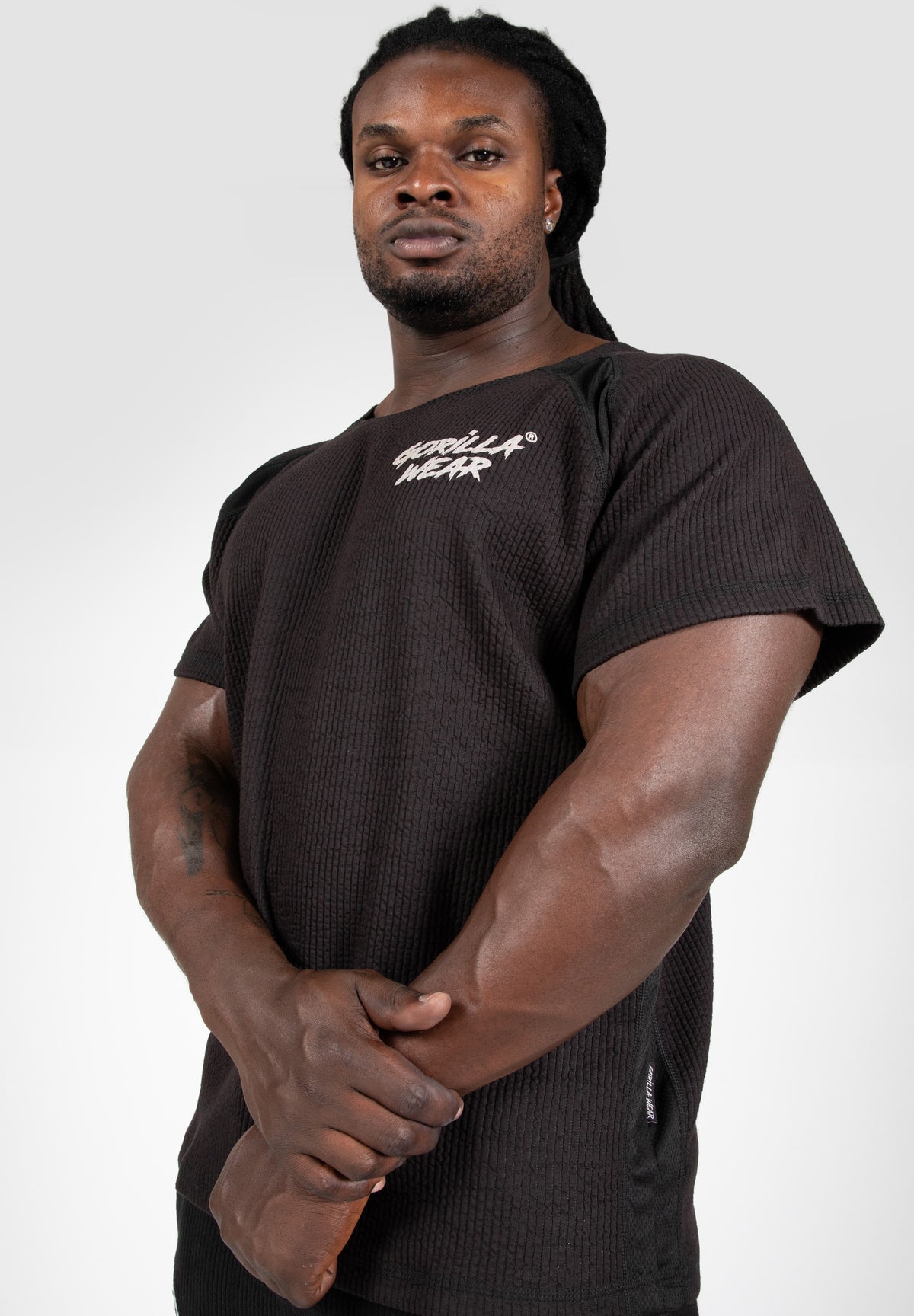 Gorilla Wear Augustine Old School Work Out Top, black