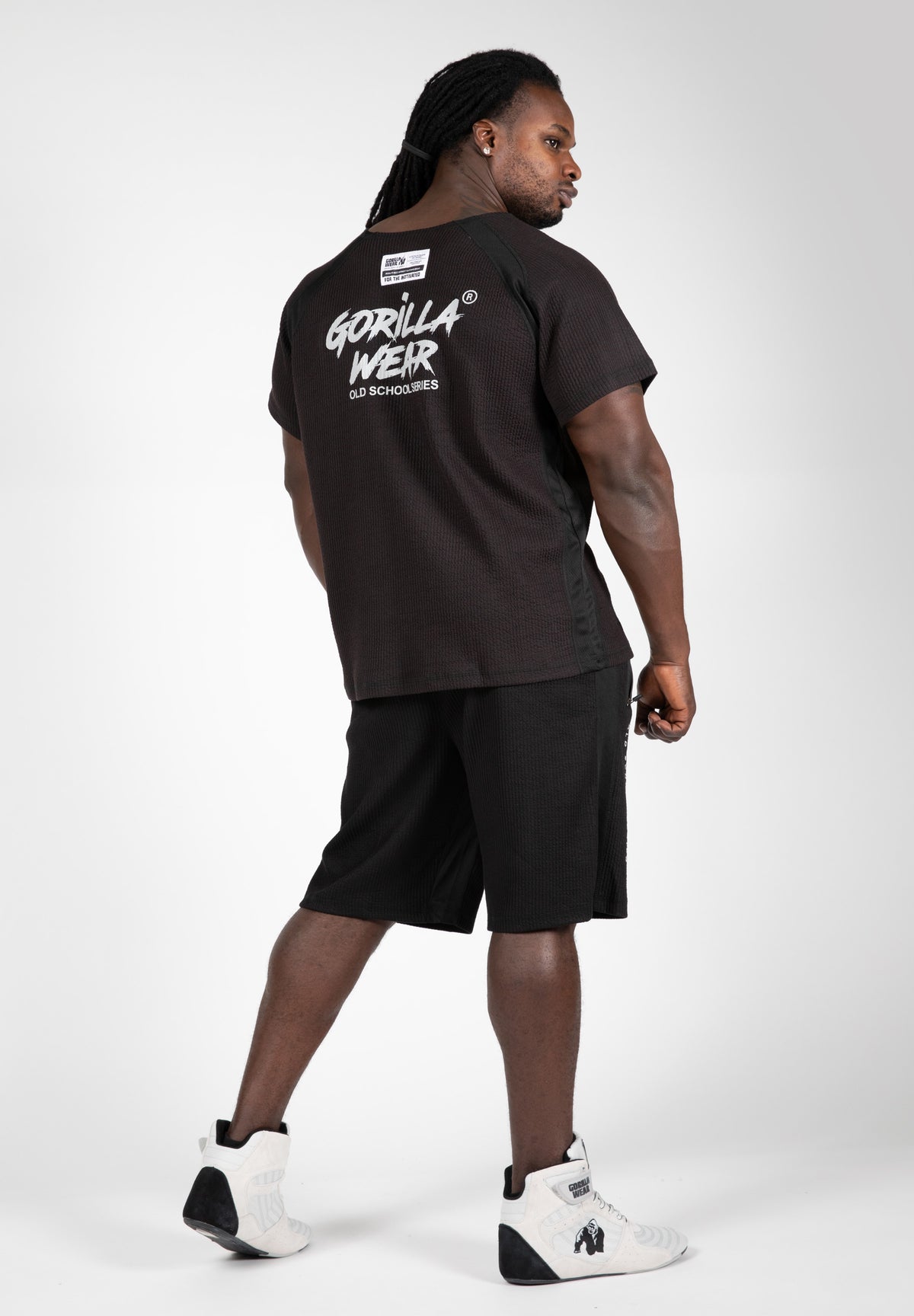 Gorilla Wear Augustine Old School Work Out Top, black
