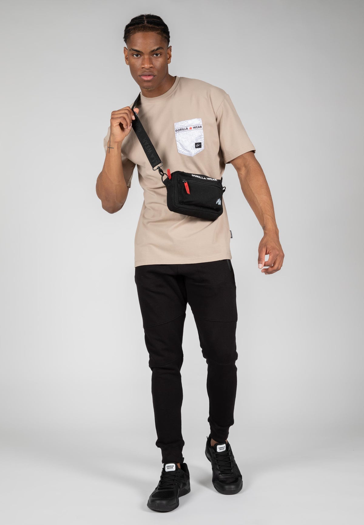 Gorilla Wear Dover Oversized T-Shirt, beige