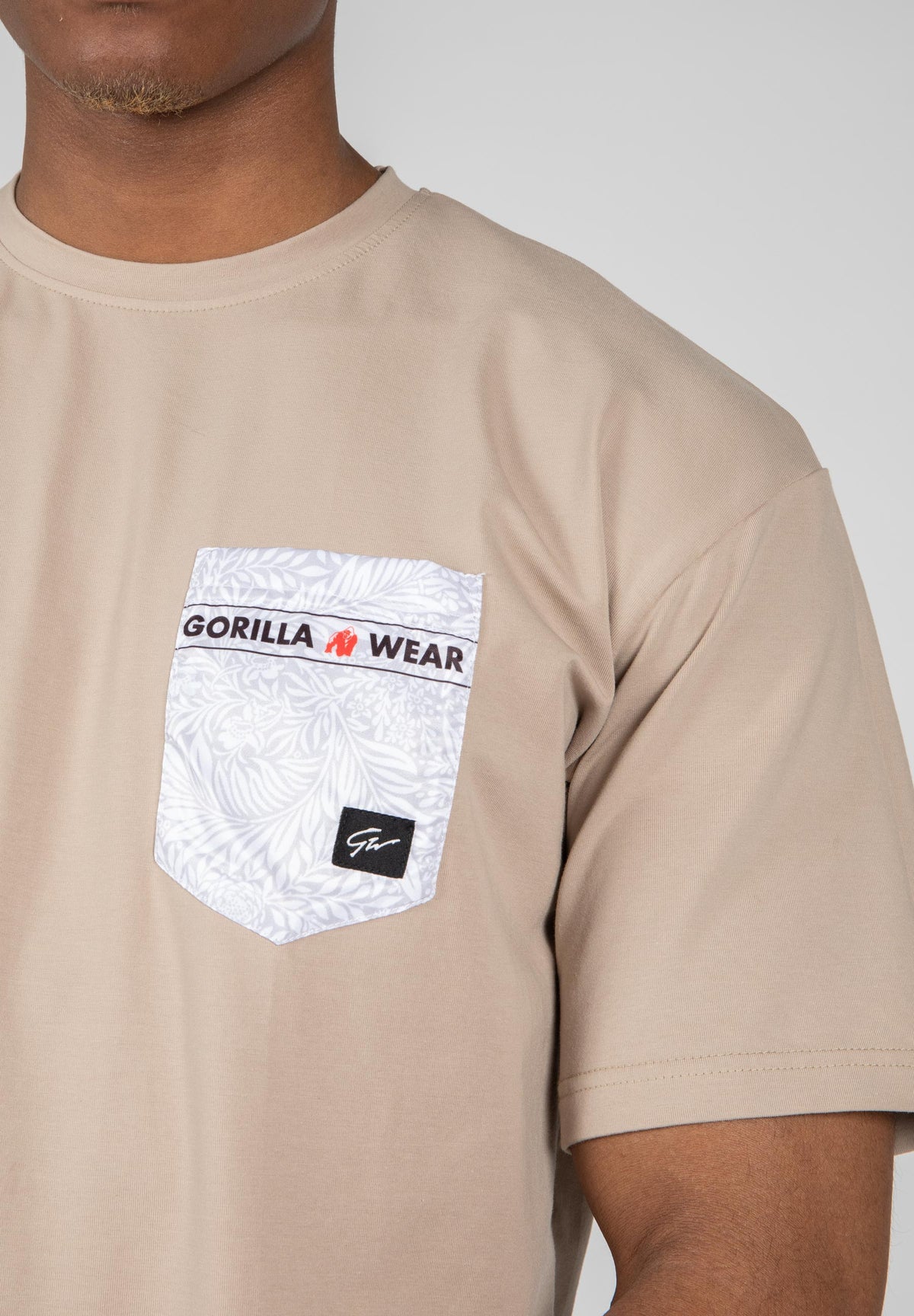 Gorilla Wear Dover Oversized T-Shirt, beige