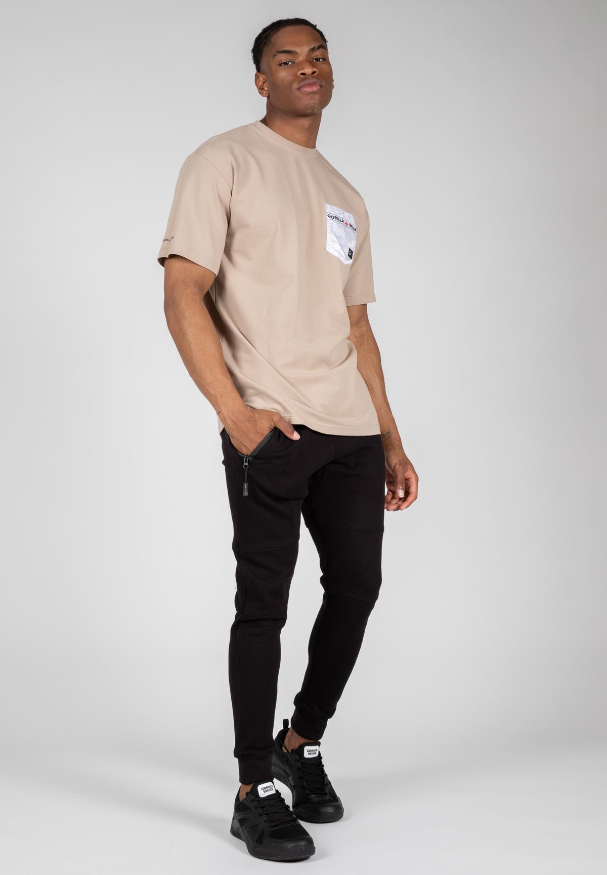 Gorilla Wear Dover Oversized T-Shirt, beige