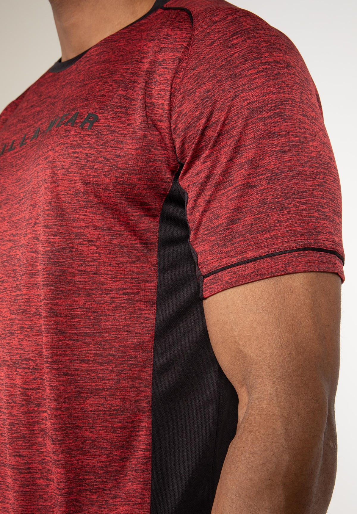Gorilla Wear Fremont T-Shirt, burgundy red/black
