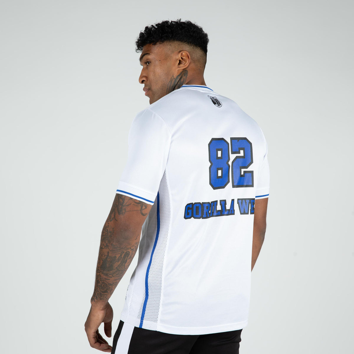 Gorilla Wear San Mateo T-Shirt, white/blue
