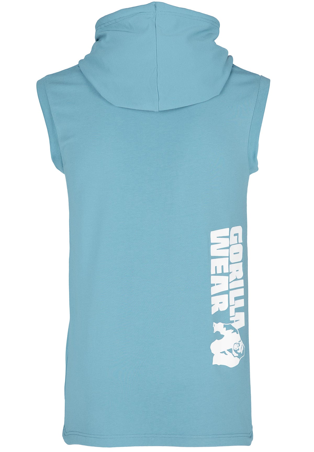 Gorilla Wear Oswego S/L Hooded T-Shirt, blue