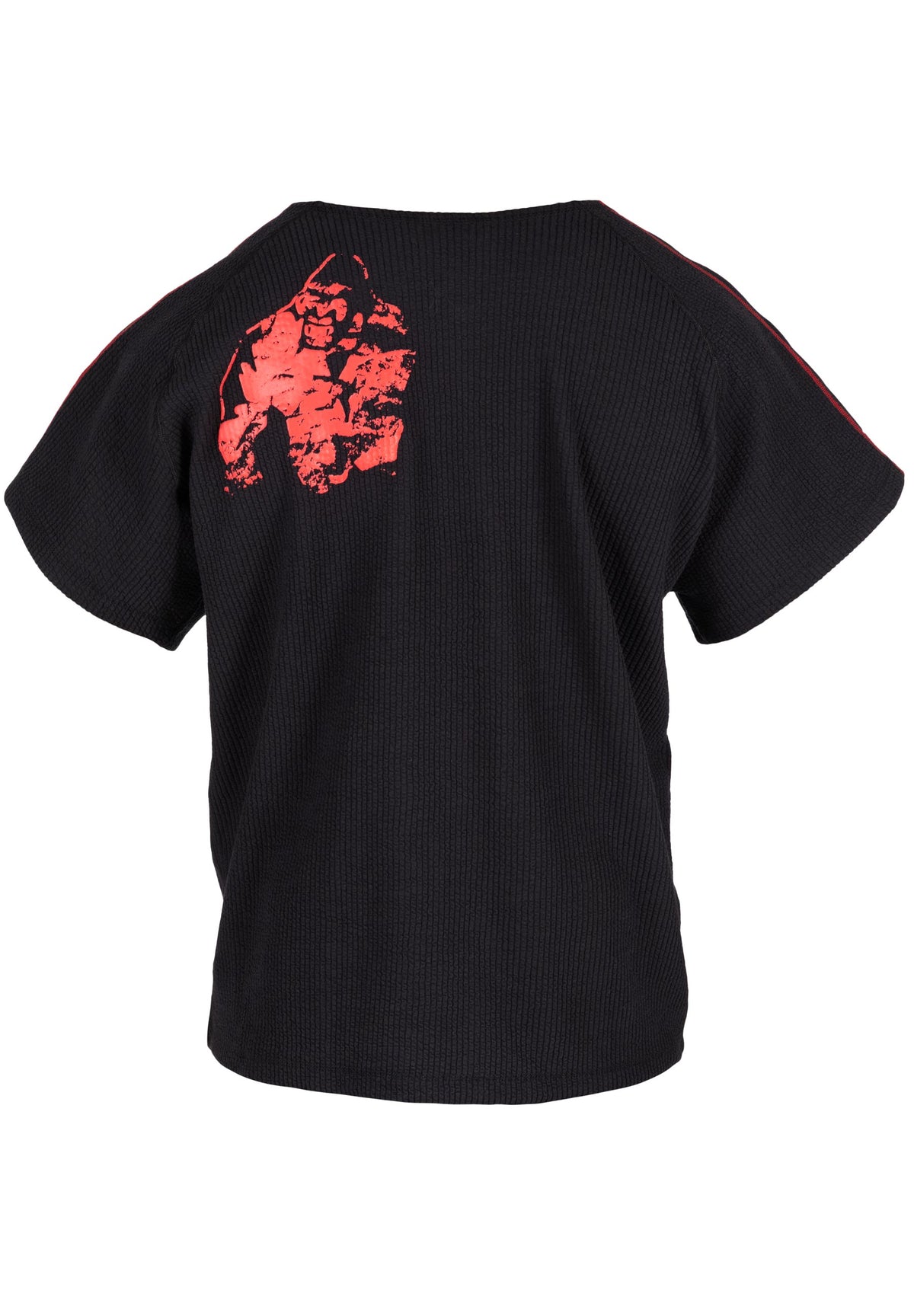 Gorilla Wear Buffalo Old School Workout Top, black/red
