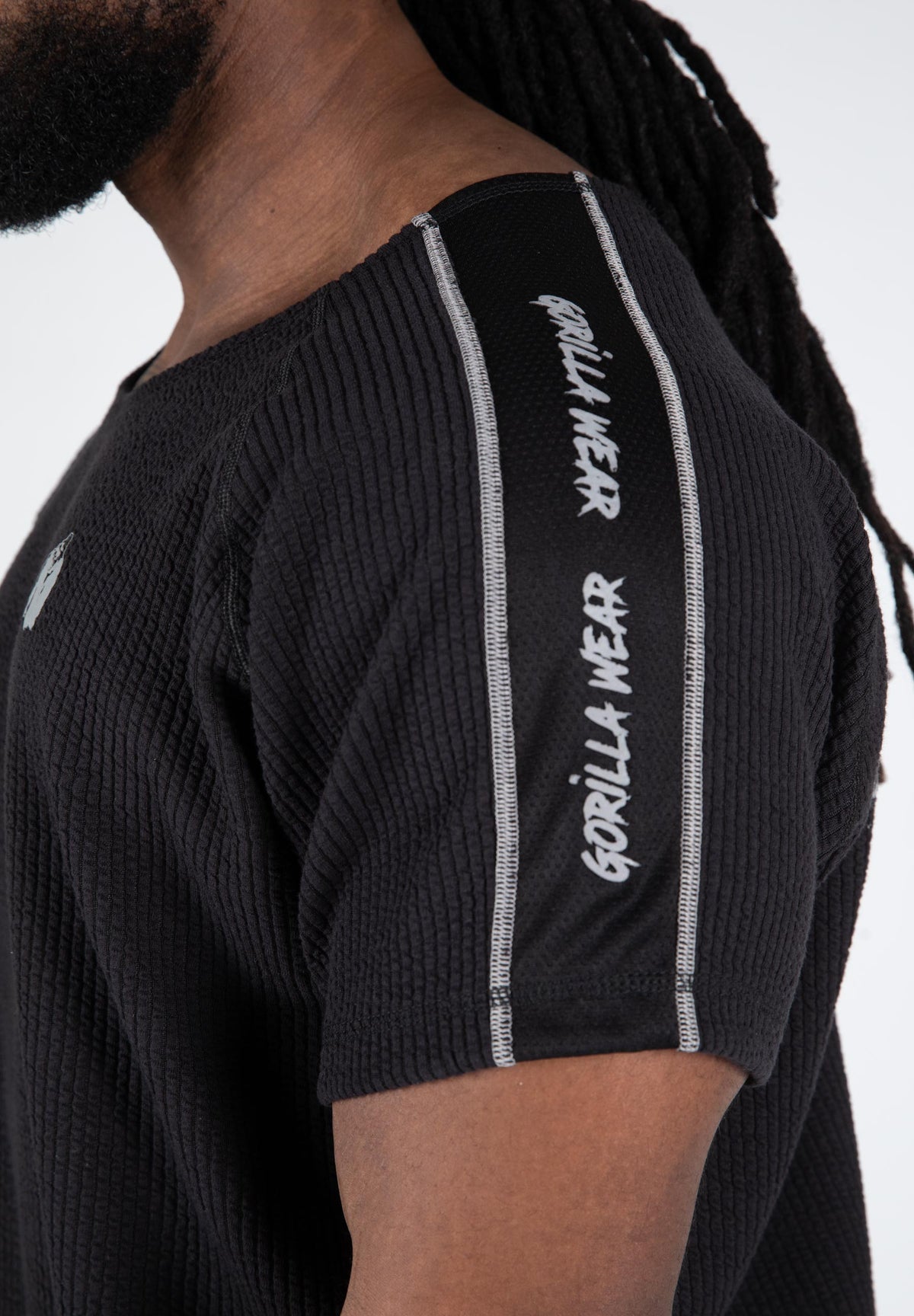 Gorilla Wear Buffalo Old School Workout Top, black/grey