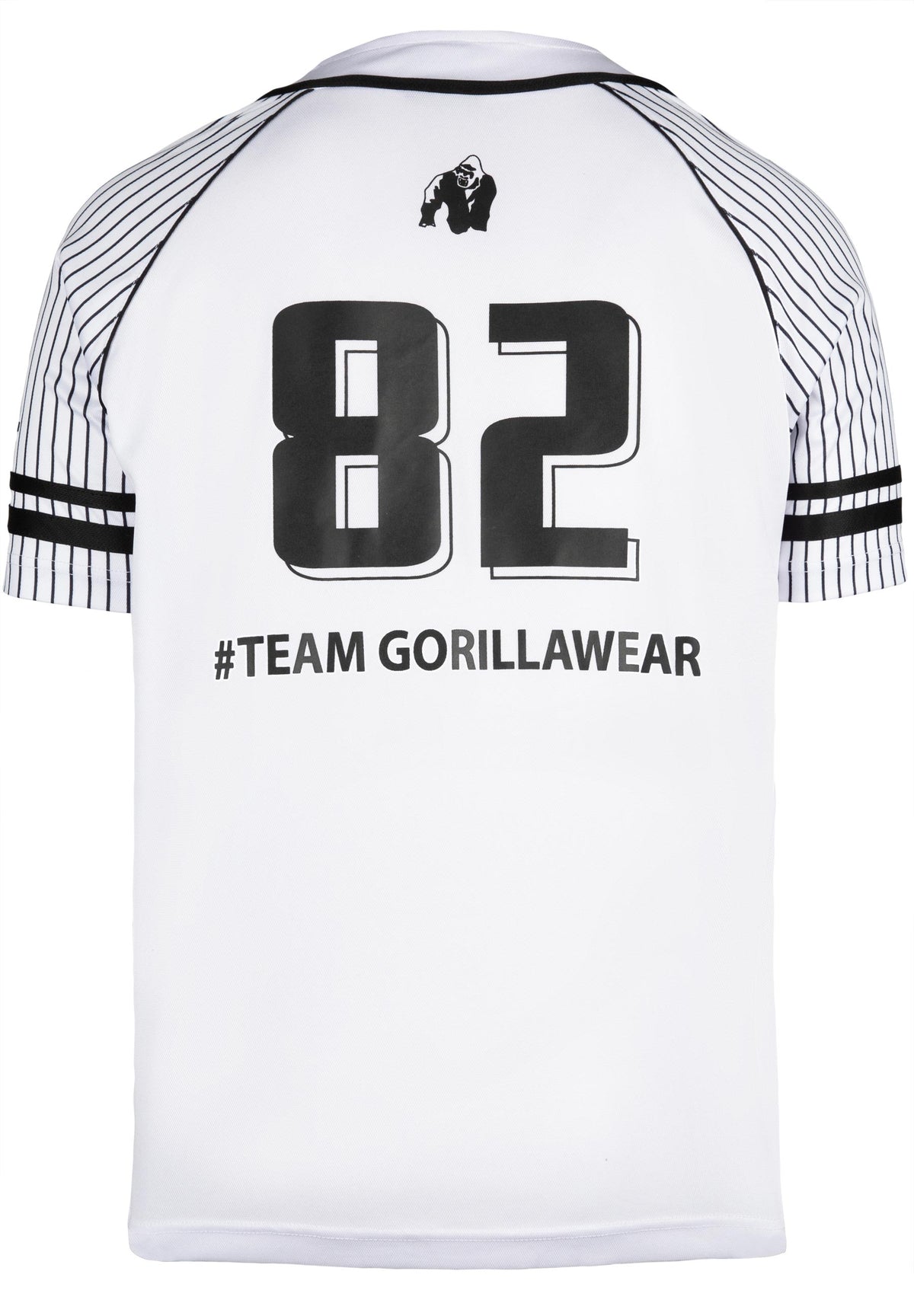 Gorilla Wear 82 Baseball Jersey, white