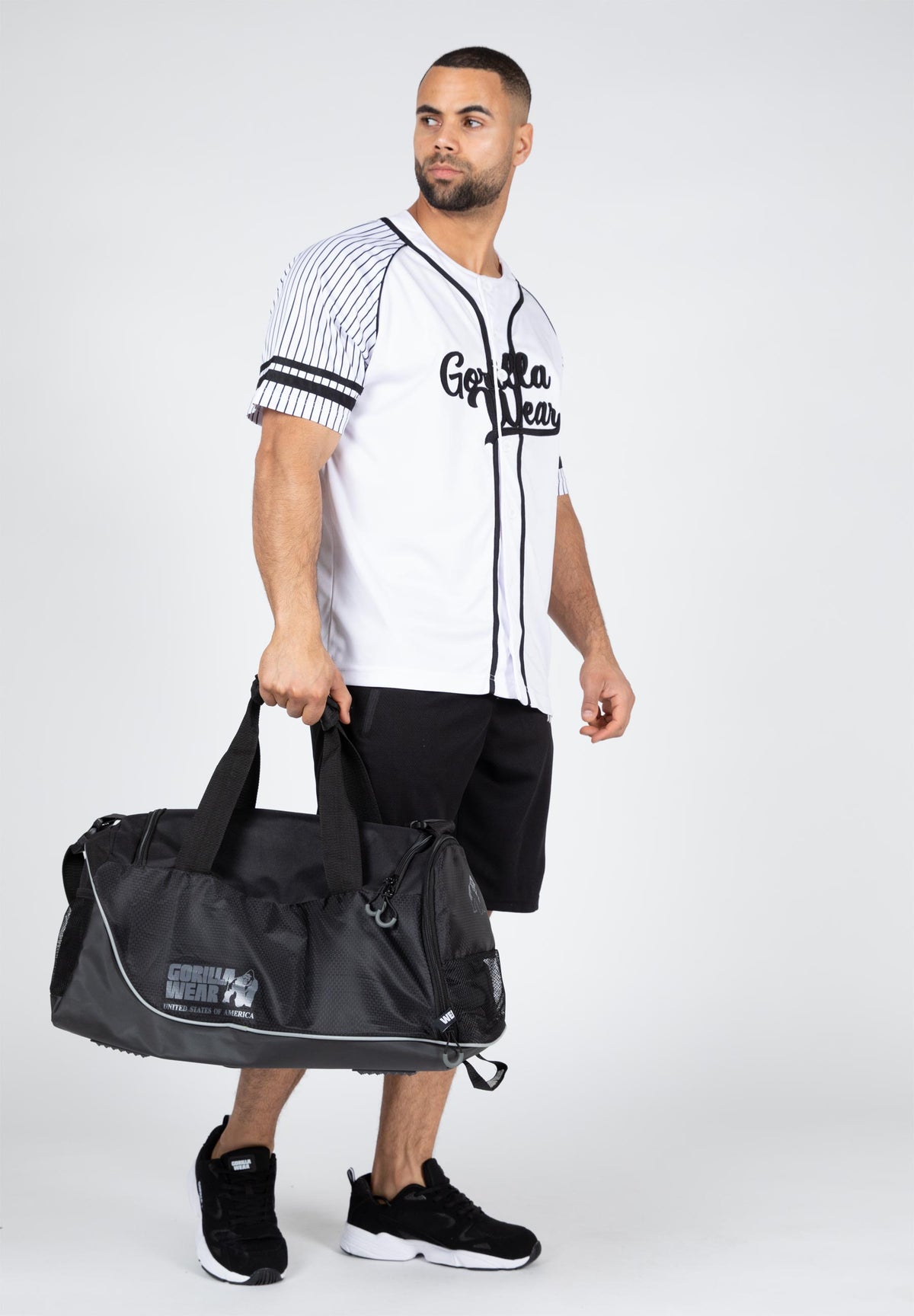 Gorilla Wear 82 Baseball Jersey, white