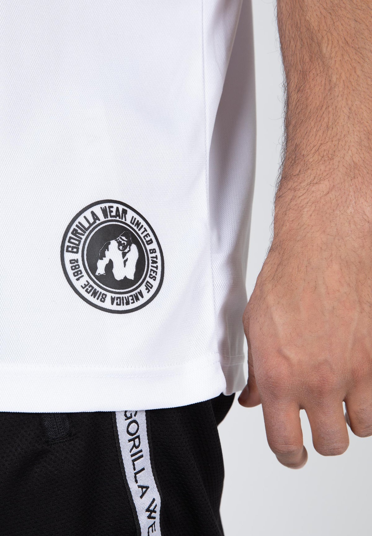 Gorilla Wear 82 Baseball Jersey, white