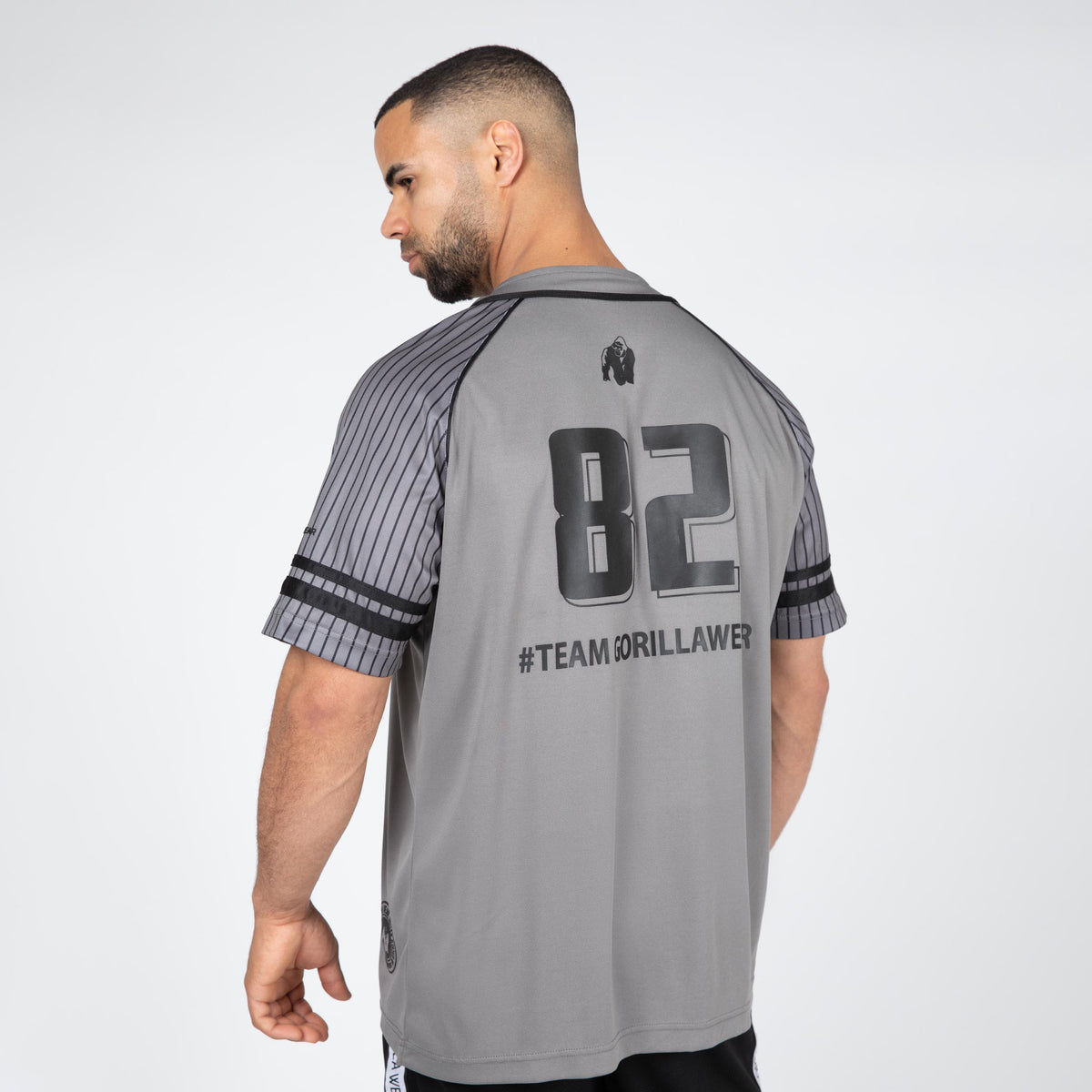 Gorilla Wear 82 Baseball Jersey, grey