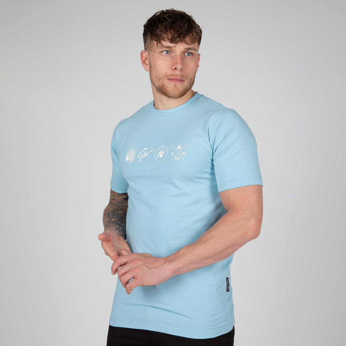 Gorilla Wear Swanton T-Shirt, blue