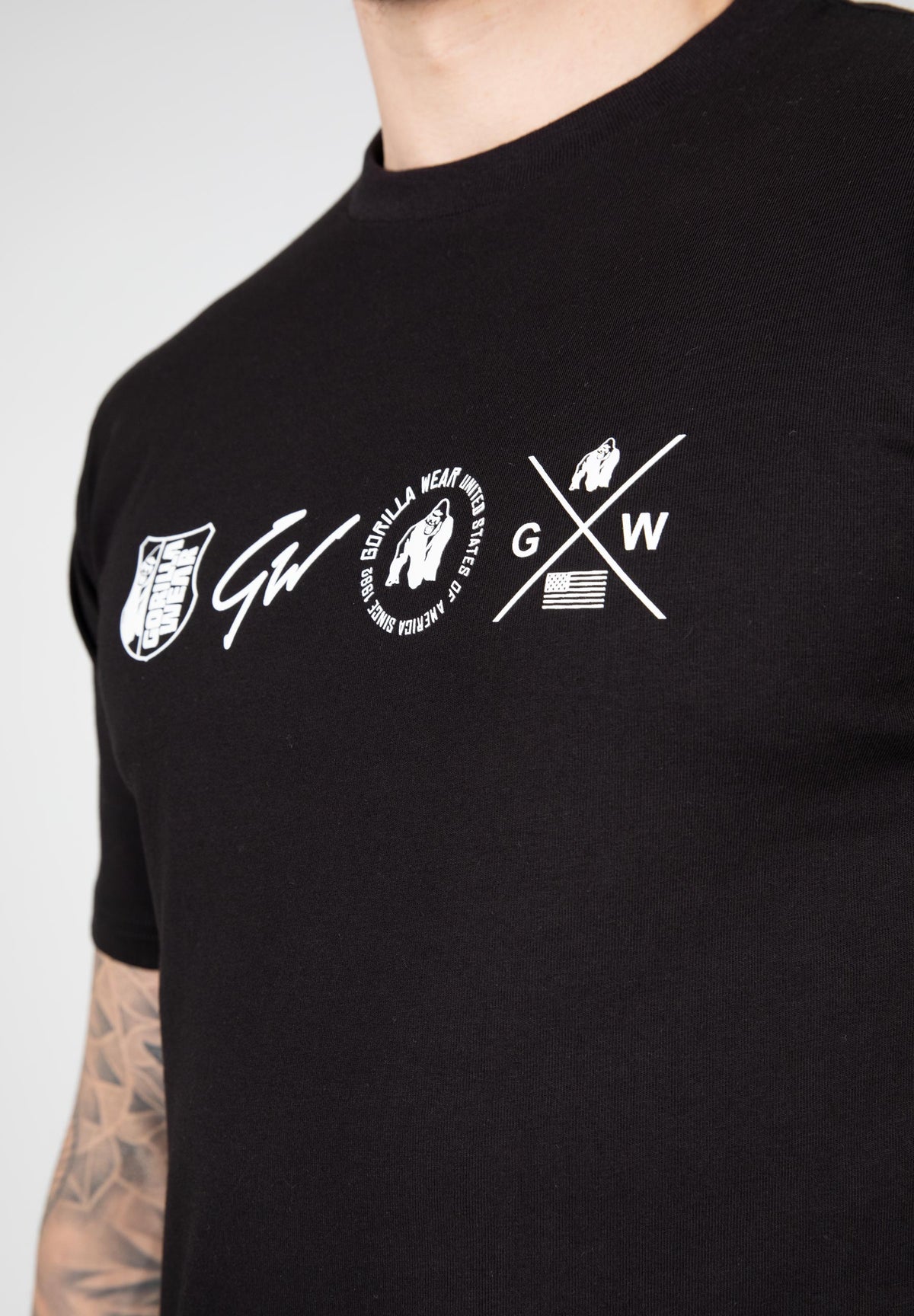 Gorilla Wear Swanton T-Shirt, black