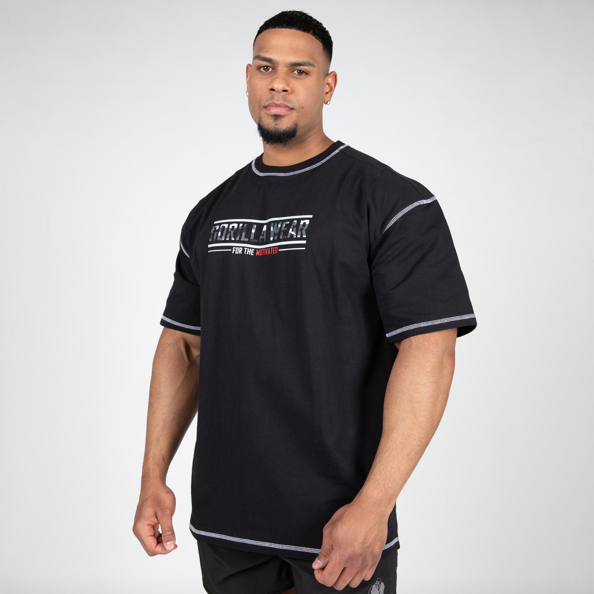 Gorilla Wear Saginaw Oversized T-Shirt, black