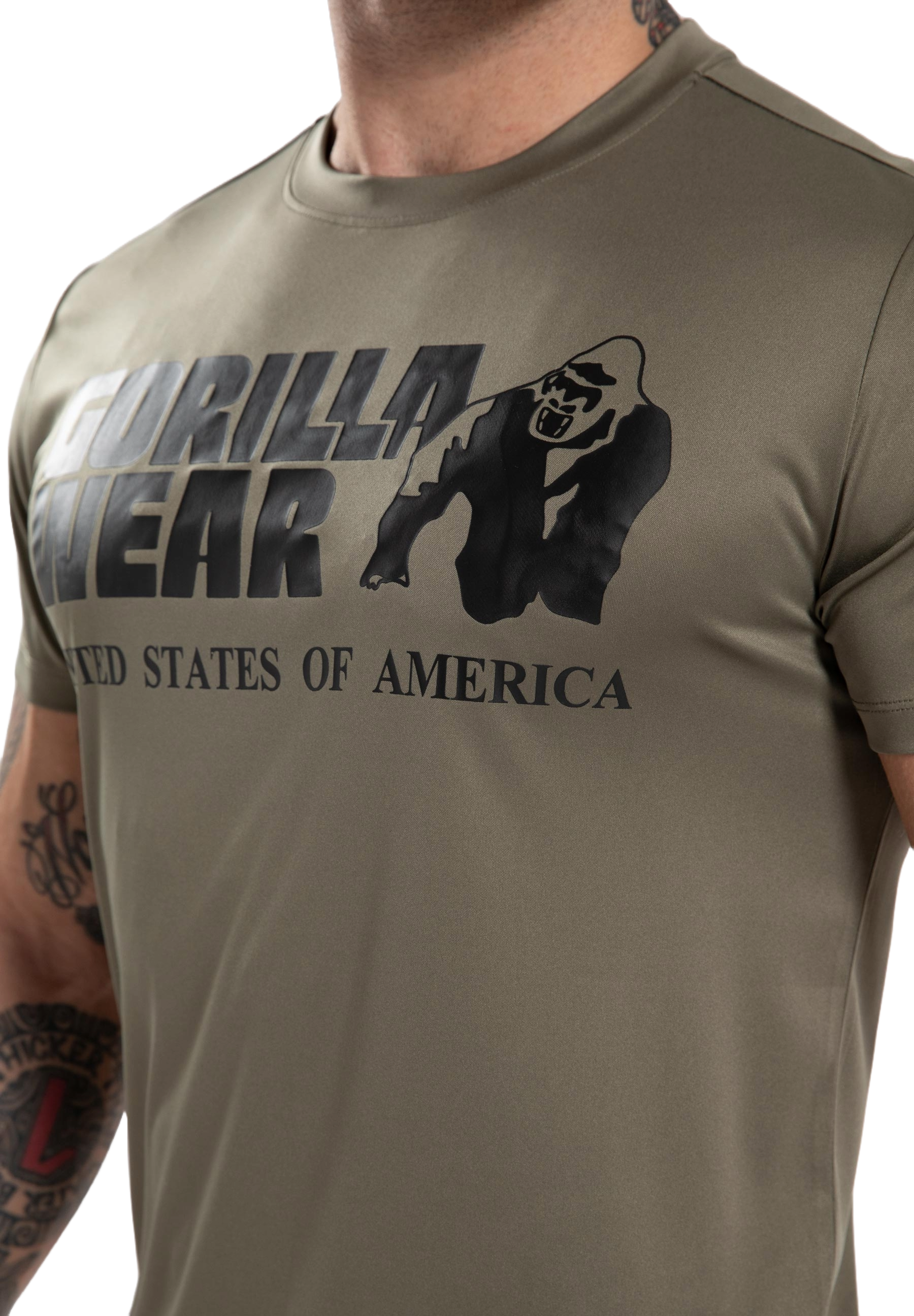 Gorilla Wear Classic Training T-Shirt, army green