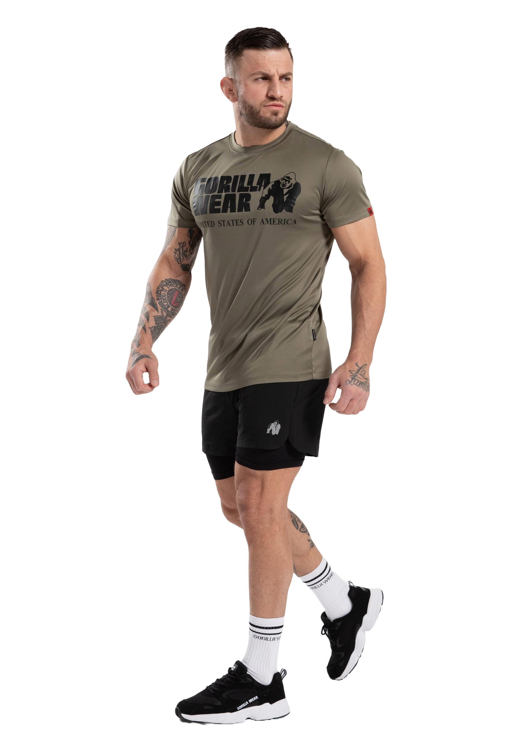 Gorilla Wear Classic Training T-Shirt, army green