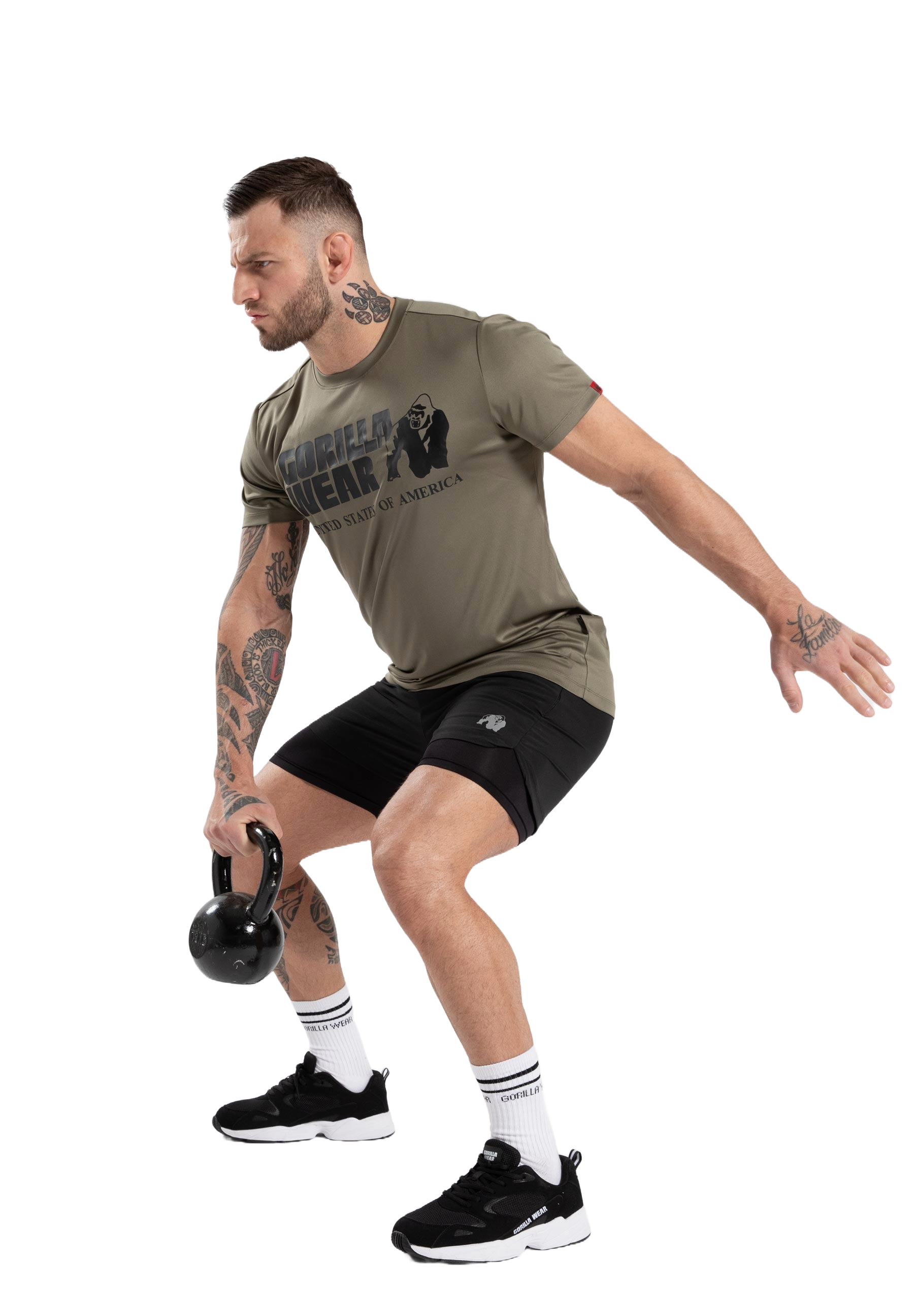 Gorilla Wear Classic Training T-Shirt, army green