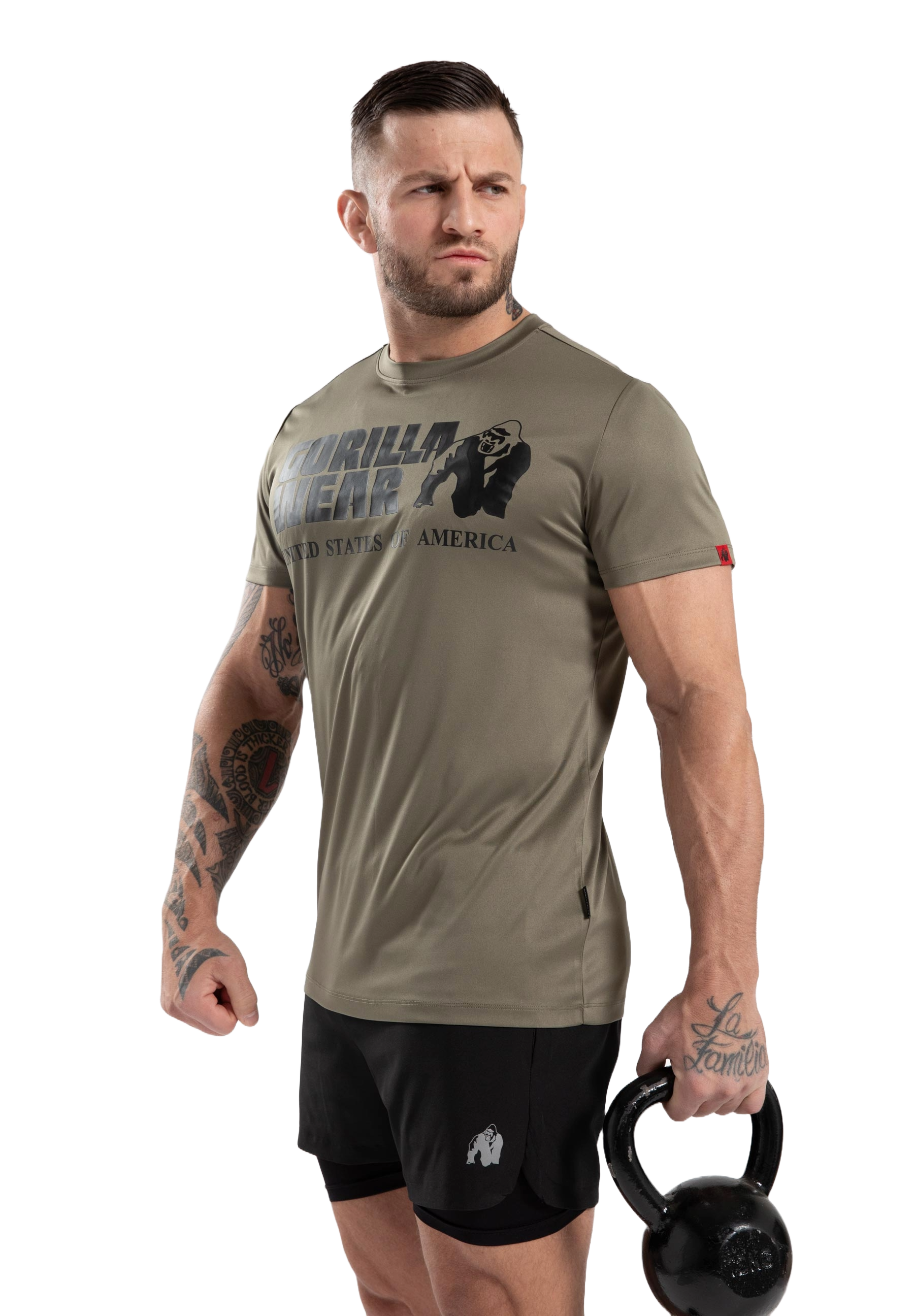 Gorilla Wear Classic Training T-Shirt, army green